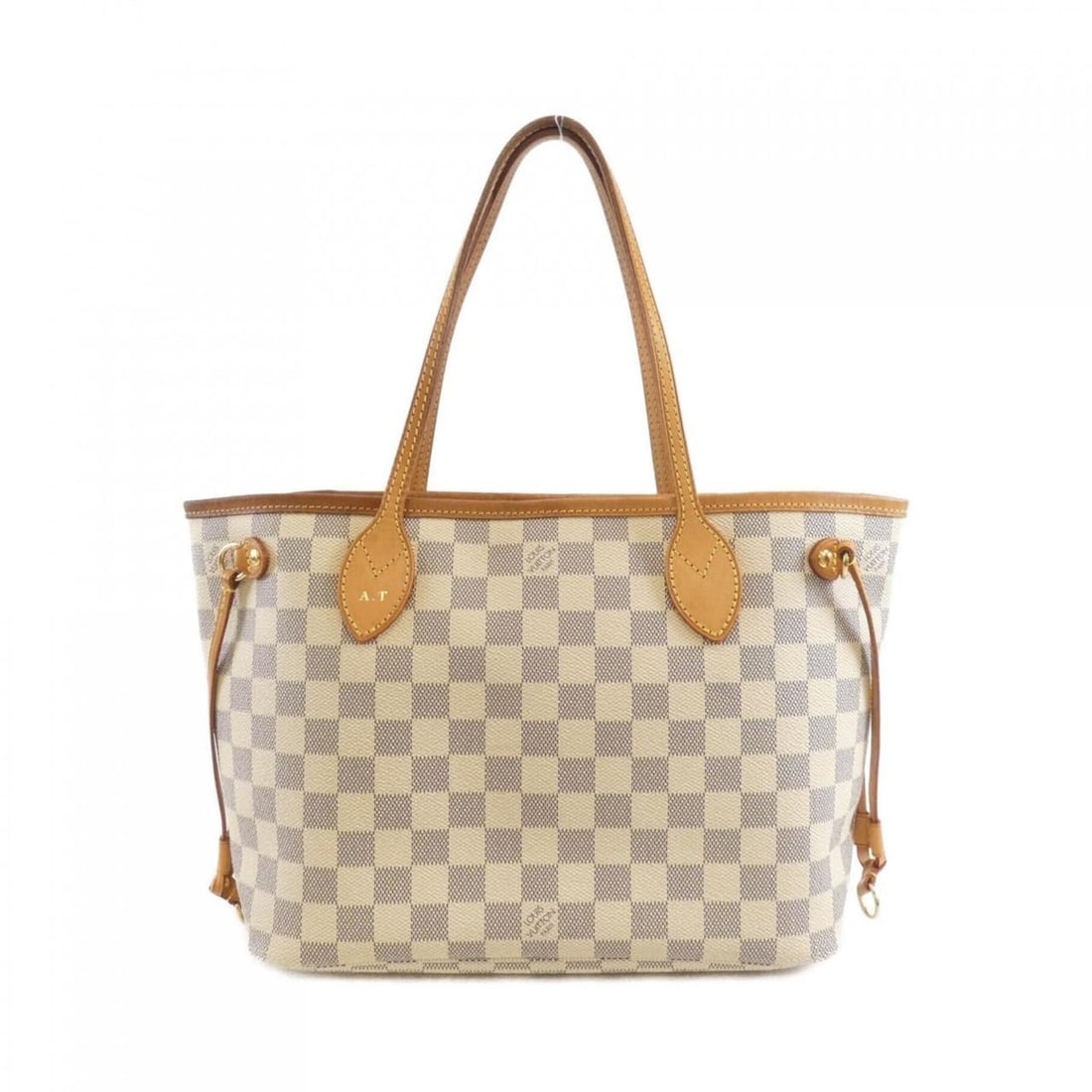 Louis Vuitton Damier Azur Neverfull PM N51110 Handbag: --- Catalog ---Category: SizeWeight: 380g / 13.4oz.Size (HxWxD): 22cm x 37cm x 12cm / 8.66'' x 14.56'' x 4.72''Handle Length: 40cm / 15.74''Category: DesignType: HandbagColor: AzurGender: