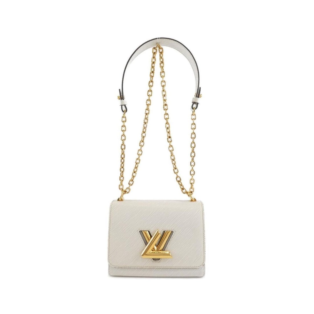 Louis Vuitton Epi Twist PM M54278 Shoulder Bag: --- Catalog ---Category: SizeWeight: 660g / 1.45lb.Size (HxWxD): 13cm x 19cm x 9cm / 5.11'' x 7.48'' x 3.54''Strap Length: 70cm / 27.55''Category: DesignType: Shoulder bagColor: BlancGender: