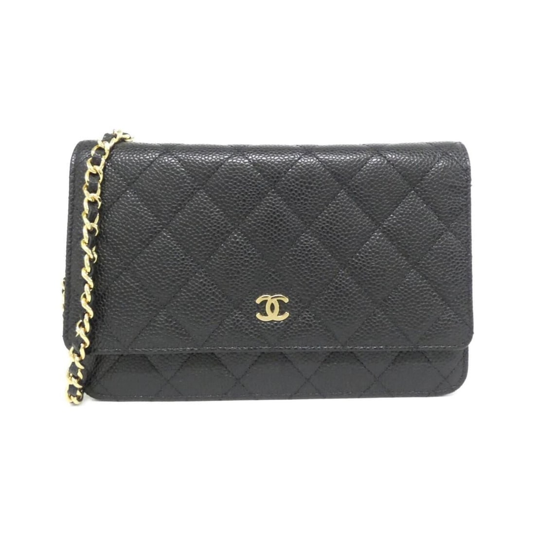 Chanel Timeless Classic Line 33814 Wallet Chain: --- Catalog ---Category: SizeSize (HxWxD): 12cm x 19cm x 4cm / 4.72'' x 7.48'' x 1.57''Category: DesignType: Chain/Shoulder walletColor: Black, BordeauxGender: WomenMaterial: Grained Calfskin