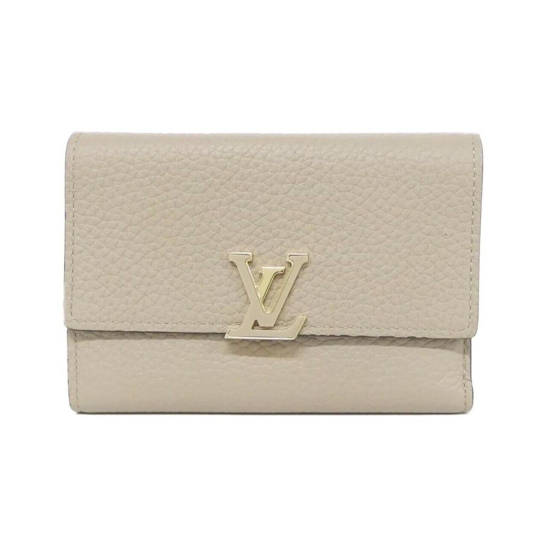 Louis Vuitton Portefeuille Capucines Compact M62159 Wallet: --- Catalog ---Category: SizeSize (HxWxD): 10cm x 14cm x 3cm / 3.93'' x 5.51'' x 1.18''Category: DesignType: Wallet (tri-fold)Color: GalleGender: WomenCategory: GeneralMPN: M62159Brand: Louis