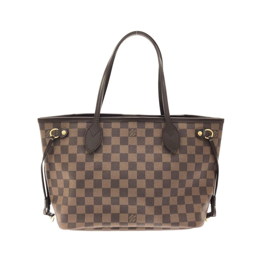 Louis Vuitton Damier Neverfull PM N51109 Handbag: --- Catalog ---Category: SizeWeight: 370g / 13.05oz.Size (HxWxD): 21cm x 38cm x 12cm / 8.26'' x 14.96'' x 4.72''Handle Length: 41cm / 16.14''Category: DesignType: HandbagColor: EbeneGender: