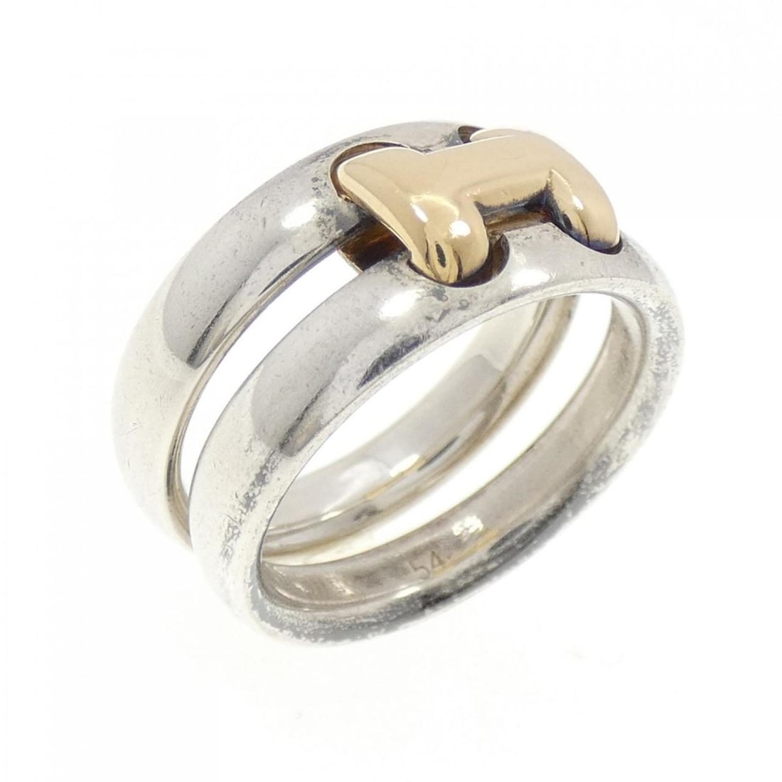 Hermes Hermès Olympe Ring: --- Catalog ---Category: SizeUS Size: 7Brand Size: 54Category: DesignType: Band ringGender: WomenCategory: GeneralBrand: Hermes--- Item List ---Section: ConditionRanking: Rank A Used - A few traces of