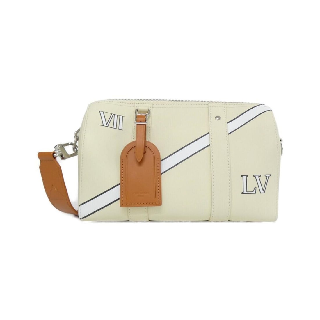Louis Vuitton City Keepall M59670 Shoulder Bag: --- Catalog ---Category: SizeSize (HxWxD): 18cm x 28cm x 13cm / 7.08'' x 11.02'' x 5.11''Category: DesignType: Shoulder bagColor: CreamGender: Men,WomenMaterial: Leather Hardware Color: