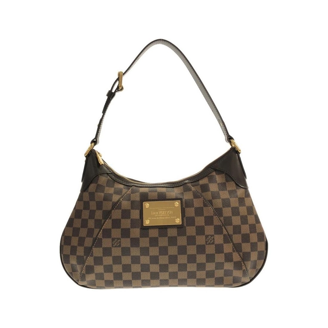 Louis Vuitton Damier Thames GM N48181 Shoulder Bag: --- Catalog ---Category: SizeSize (HxWxD): 23cm x 32cm x 6.5cm / 9.05'' x 12.59'' x 2.55''Category: DesignType: Shoulder bagColor: EbeneGender: Men,WomenMaterial: Coated canvas Hardware Color: