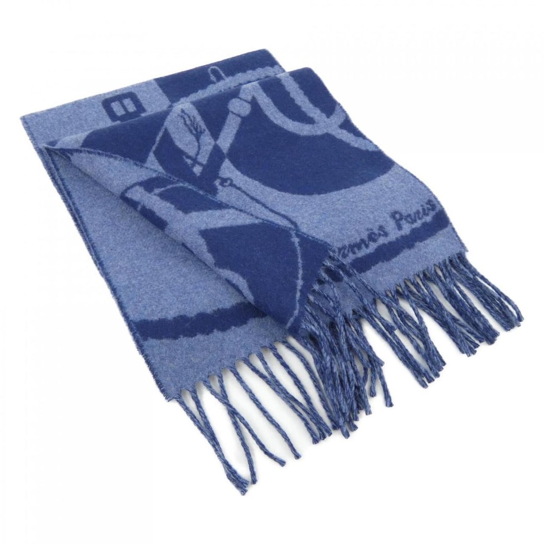 Hermes scarf: --- Catalog ---Category: SizeSize (LxW): 1.52m x 26.5cm / 59.84'' x 10.43''Category: DesignType: StoleColor: NavyGender: MenMaterial: Cashmere Category: GeneralBrand: Hermes--- Item List ---Section: C