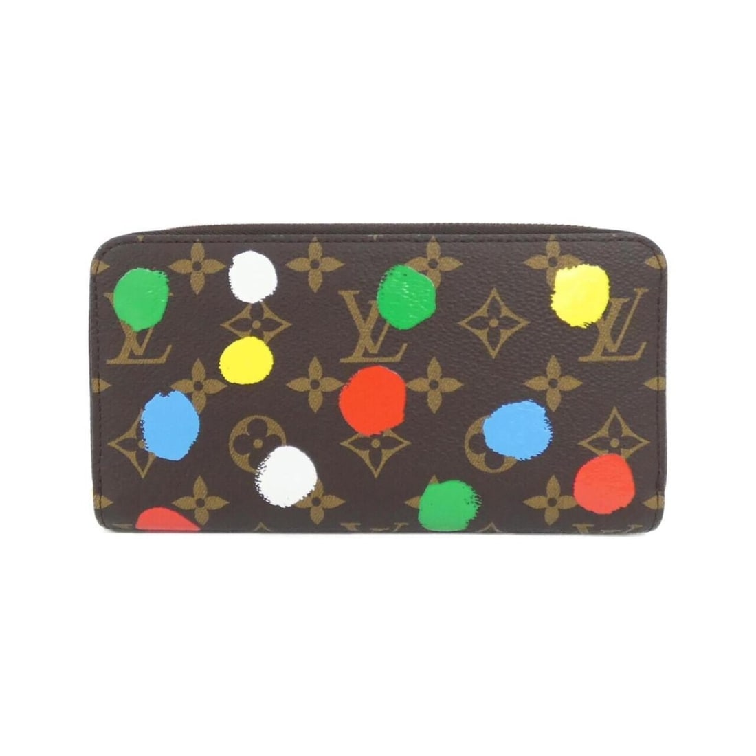 Louis Vuitton Monogram (LV X YK) Zippy Wallet M81864: --- Catalog ---Category: SizeSize (HxWxD): 10cm x 19cm x 2cm / 3.93'' x 7.48'' x 0.78''Category: DesignType: Long wallet (bi-fold)Color: MarronGender: Men,WomenMaterial: Coated canvas Category: