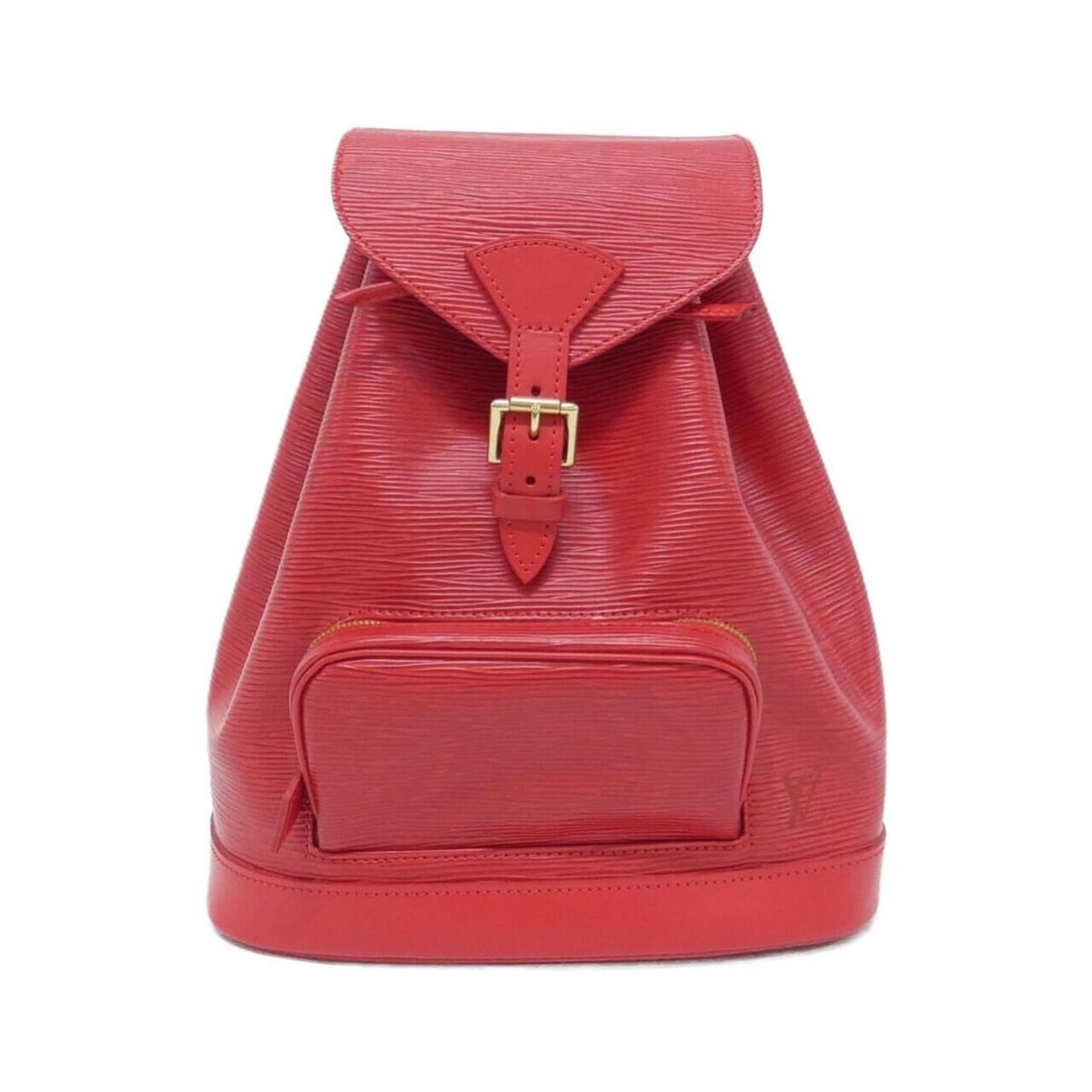 Louis Vuitton Epi Montsouris Backpack: --- Catalog ---Category: SizeSize (HxWxD): 30cm x 25cm x 11cm / 11.81'' x 9.84'' x 4.33''Category: DesignType: BackpackColor: Red colorGender: WomenMaterial: Leather Hardware Color: GoldLeather/Fur
