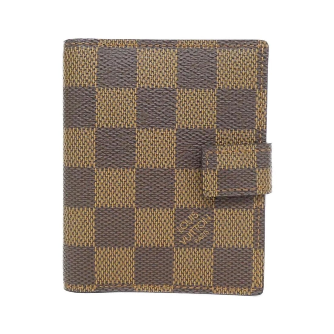 Louis Vuitton Damier Agenda Mini R20705 Organizer: --- Catalog ---Category: DesignColor: EbeneGender: Women,MenMaterial: Coated canvas Category: GeneralMPN: R20705Brand: Louis VuittonCategory: Physical PropertiesSize (HxWxD): 10.5cm x 8.5cm x 1.5cm /