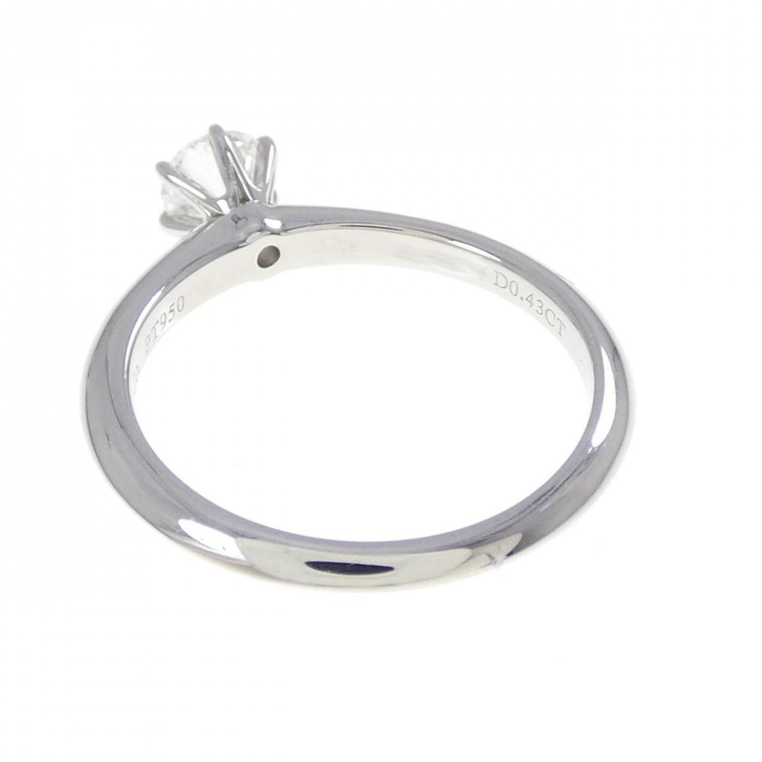 Tiffany Classic Solitaire Ring 0.43CT H VVS1 3EXT - 3