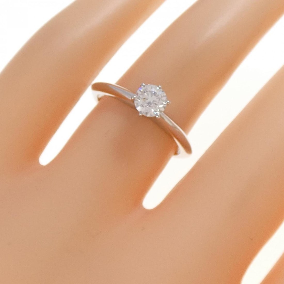 Tiffany Classic Solitaire Ring 0.43CT H VVS1 3EXT - 5