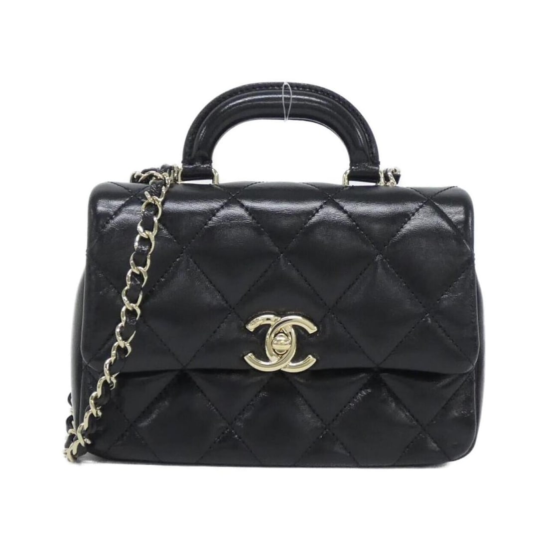 Chanel AS4543 handbag: --- Catalog ---Category: SizeSize (HxWxD): 13cm x 19cm x 6cm / 5.11'' x 7.48'' x 2.36''Category: DesignType: HandbagColor: BlackGender: WomenMaterial: Leather Hardware Color: GoldLeather/Fur Type: Lam