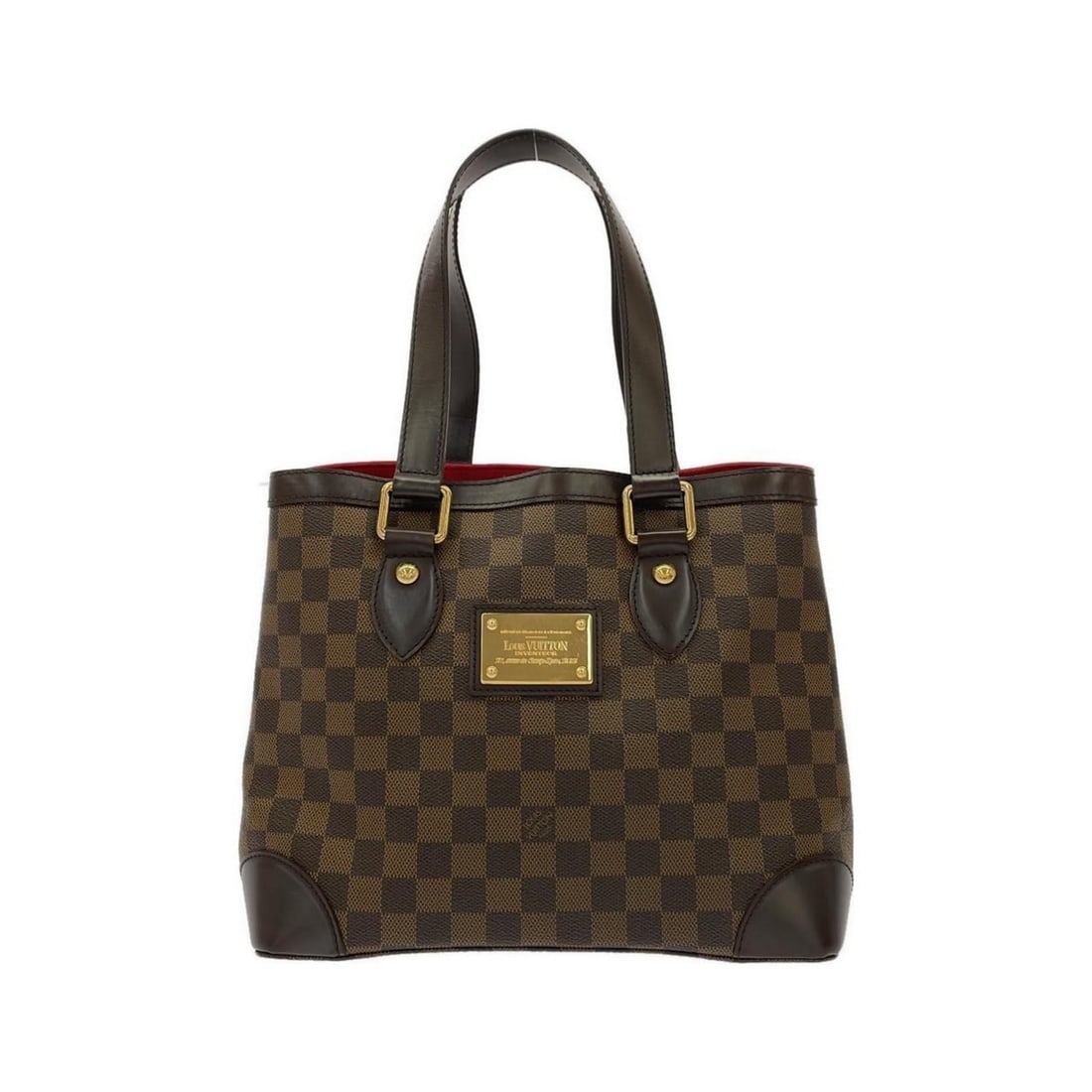 Louis Vuitton Damier Hampstead PM N51205 Handbag: --- Catalog ---Category: SizeSize (HxWxD): 24cm x 32cm x 17cm / 9.44'' x 12.59'' x 6.69''Category: DesignType: HandbagColor: EbeneGender: WomenMaterial: Coated canvas Hardware Color: GoldCategory: