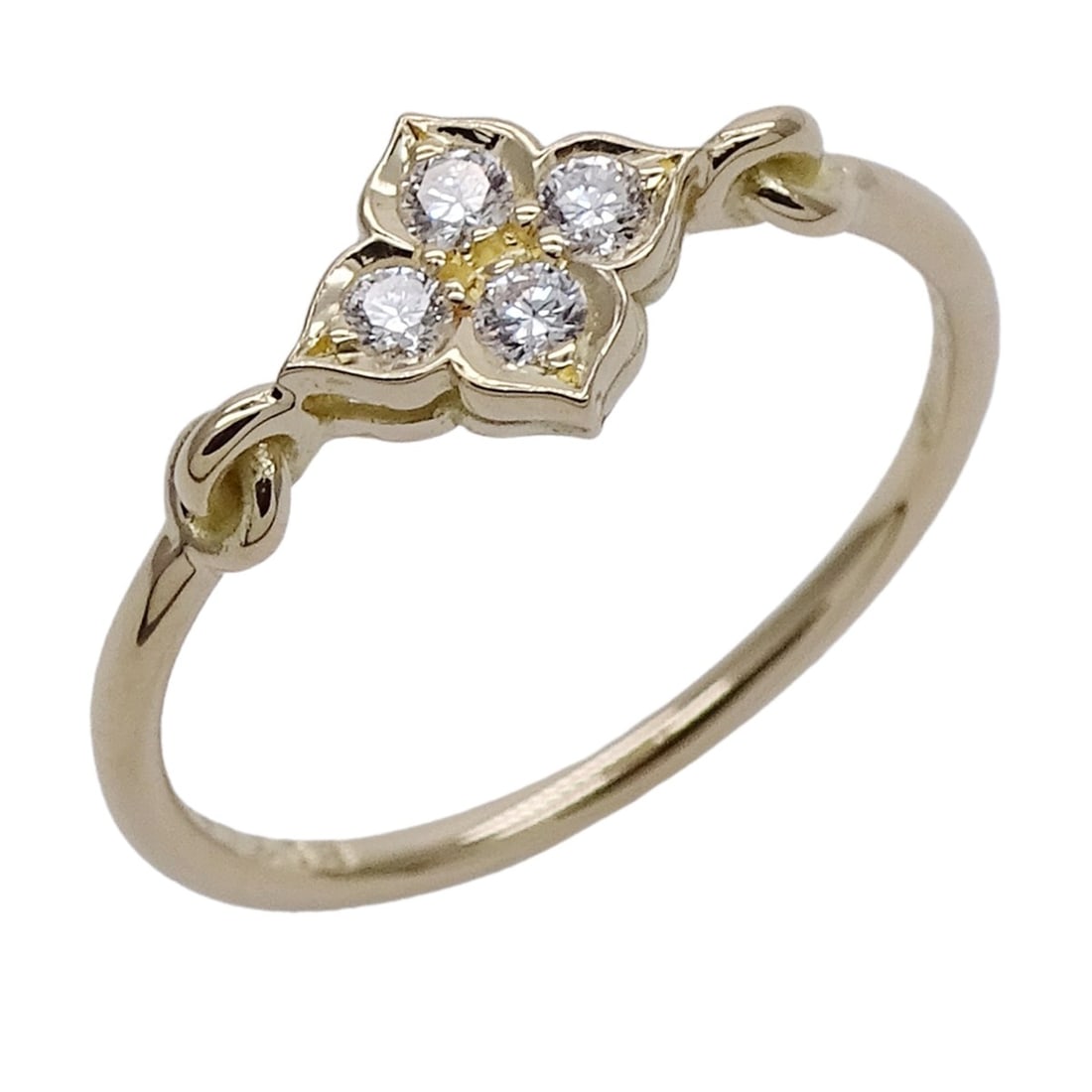 Cartier ring for women, brand name, 750YG, diamond, Hindu style, yellow gold, size #51 (approx.),: --- Catalog ---Category: SizeUS Size: 6Brand Size: 51Category: DesignType: Band ringColor: Yellow goldGender: WomenMaterial: Yellow gold (18K)Category: GeneralBrand: Cartier--- Item List ---Section: