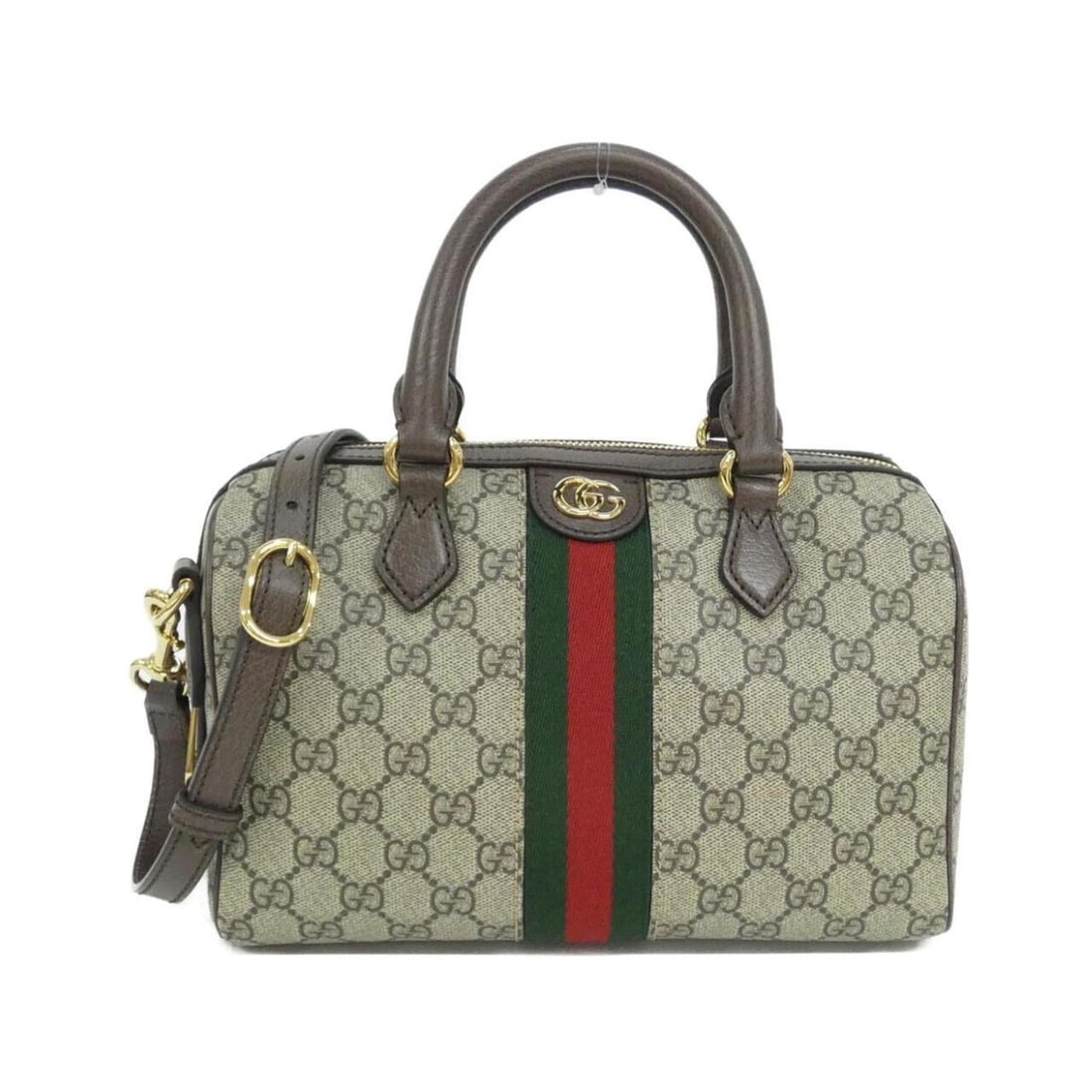 Gucci OPHIDIA 772061 96IWG Boston Bag: --- Catalog ---Category: SizeSize (HxWxD): 15cm x 23cm x 5cm / 5.9'' x 9.05'' x 1.96''Category: DesignType: Boston bagColor: Beige, BrownGender: WomenMaterial: GG Supreme , Canvas , Leather Category: