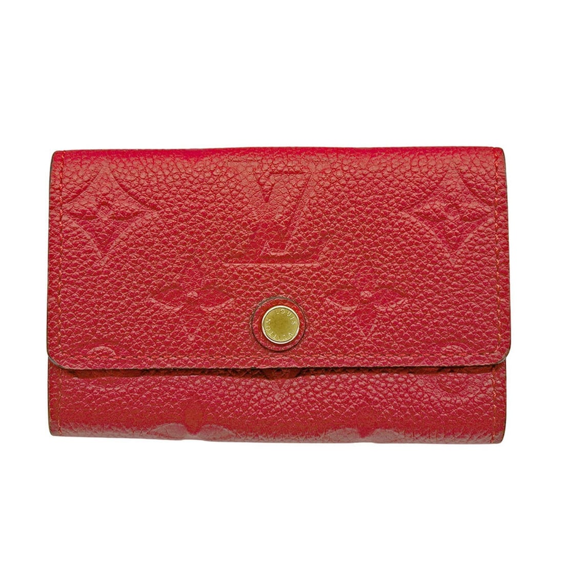 Louis Vuitton LOUIS VUITTON Key Case for Women, Monogram Empreinte, Multicles 6, Scarlet Red,: --- Catalog ---Category: DesignType: KeycaseColor: Red color, SacrletGender: WomenMaterial: Monogram Empreinte Category: GeneralMPN: M63708Brand: Louis VuittonCountry of Origin: FranceCategory: