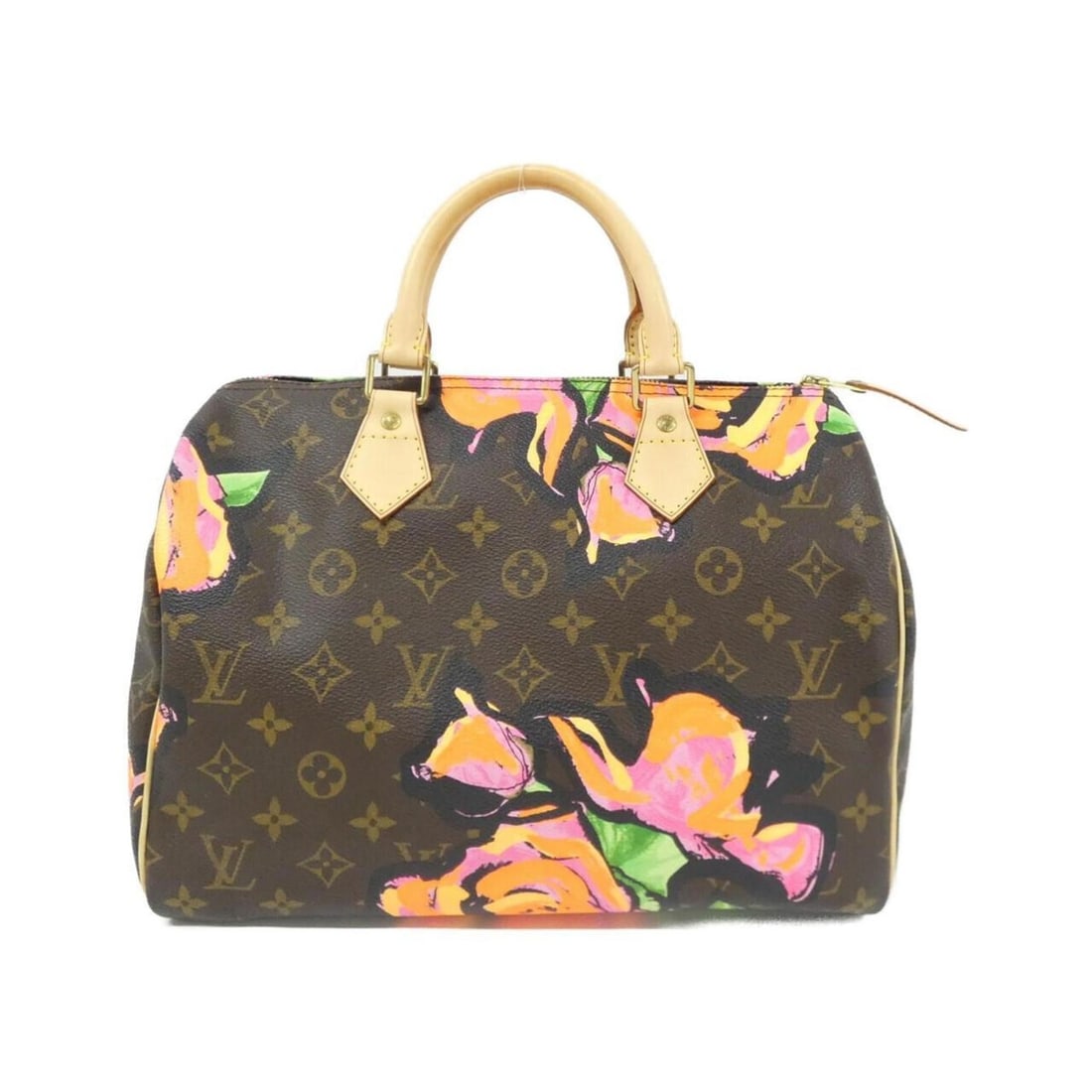 Louis Vuitton Monogram Rose (Steven Spray Speedy 30cm M48610 Boston Bag): --- Catalog ---Category: SizeSize (HxWxD): 21cm x 30cm x 17cm / 8.26'' x 11.81'' x 6.69''Category: DesignType: Boston bagColor: MarronGender: WomenMaterial: Coated canvas Hardware Color: