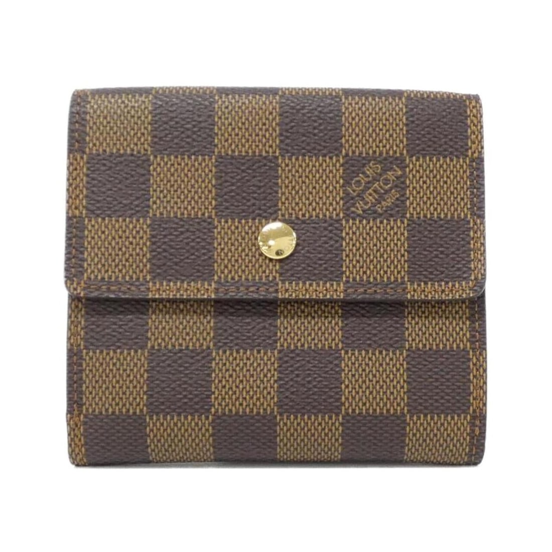 Louis Vuitton Damier Portefeuille Elise N61652 Wallet: --- Catalog ---Category: SizeSize (HxWxD): 10cm x 11cm x 2.5cm / 3.93'' x 4.33'' x 0.98''Category: DesignType: Wallet (tri-fold)Color: EbeneGender: Women,MenMaterial: Coated canvas Category: