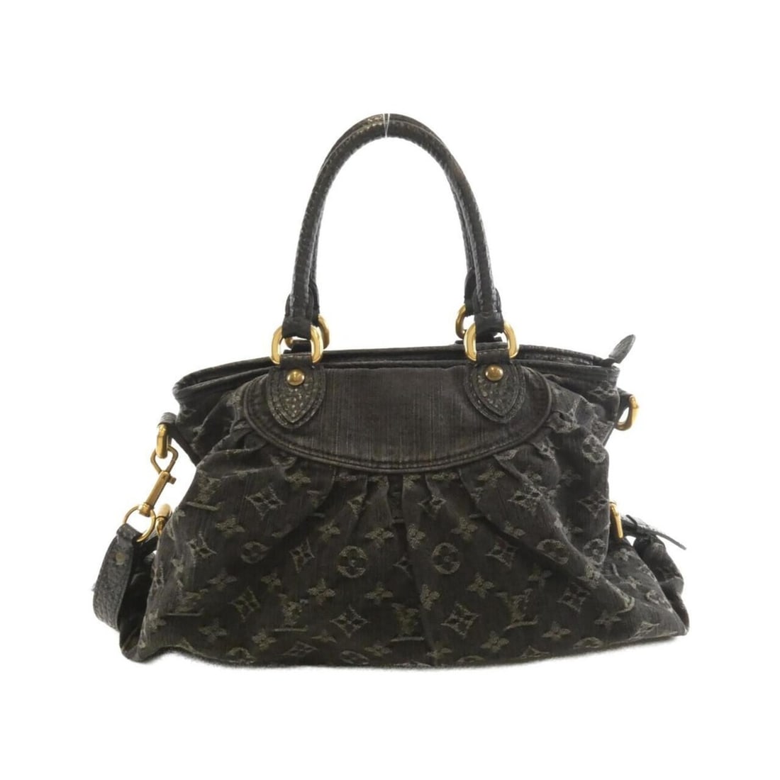 Louis Vuitton Monogram Denim Neo Cabby MM M95351 Handbag: --- Catalog ---Category: SizeSize (HxWxD): 26cm x 38cm x 12cm / 10.23'' x 14.96'' x 4.72''Category: DesignType: HandbagColor: BlackGender: WomenMaterial: Denim Hardware Color: Matte goldCategory: