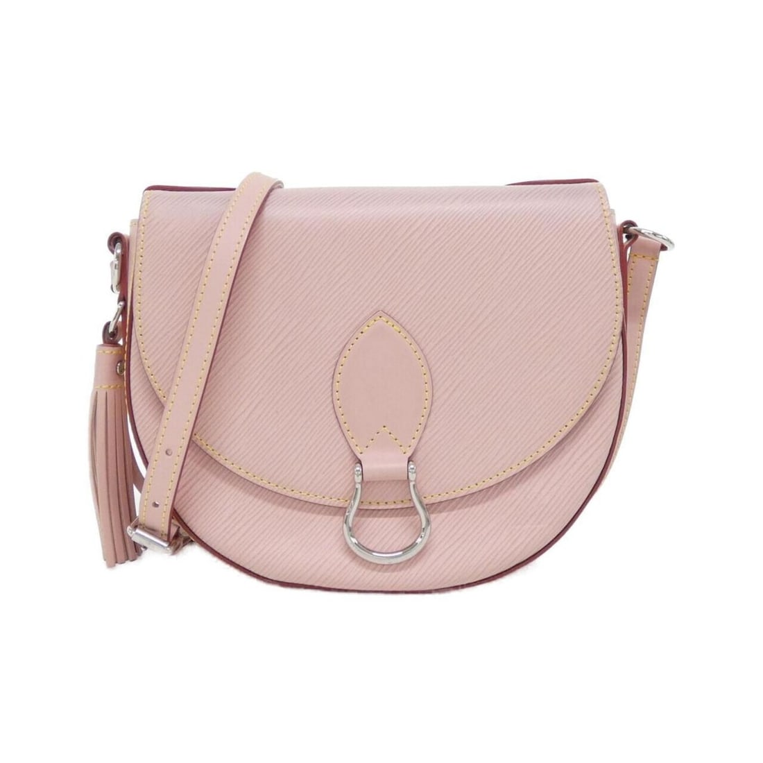 Louis Vuitton Epi Saint Cloud M54155 Shoulder Bag: --- Catalog ---Category: SizeSize (HxWxD): 20cm x 24cm x 8cm / 7.87'' x 9.44'' x 3.14''Category: DesignType: Shoulder bagColor: Rose ballerineGender: WomenMaterial: Leather Hardware Color: