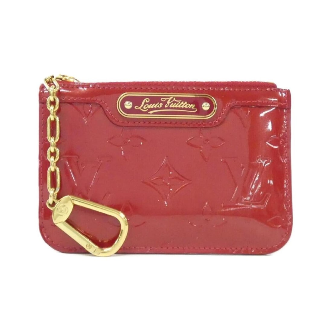 Louis Vuitton Vernis Pochette Clé M93559 Coin & Key Case: --- Catalog ---Category: SizeSize (HxWxD): 9cm x 13cm x 2.5cm / 3.54'' x 5.11'' x 0.98''Category: DesignType: Coin purse/coin caseColor: Pomme d'amourGender: WomenCategory: GeneralMPN: M93559Brand: