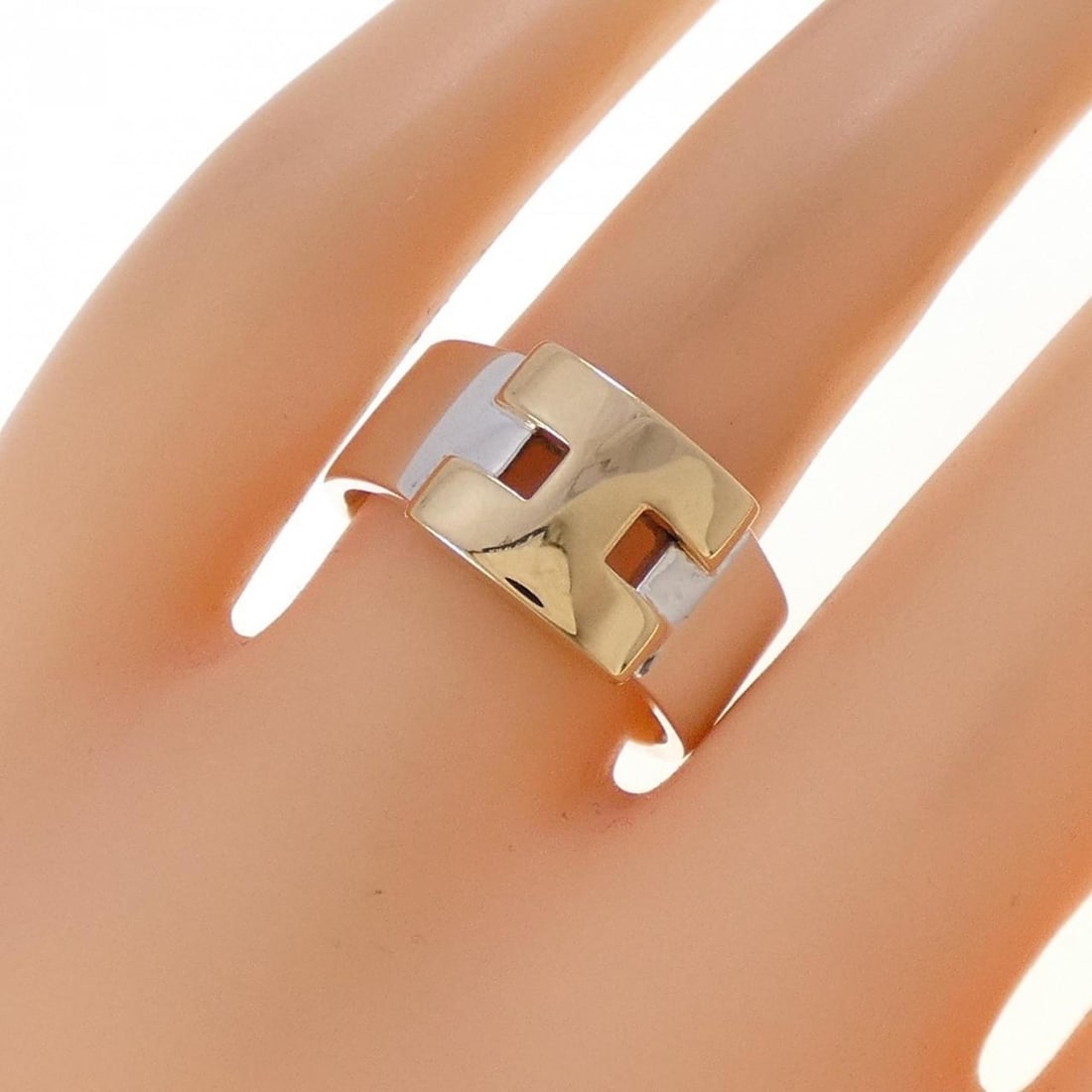 Hermes 925 750YG Ring - 5