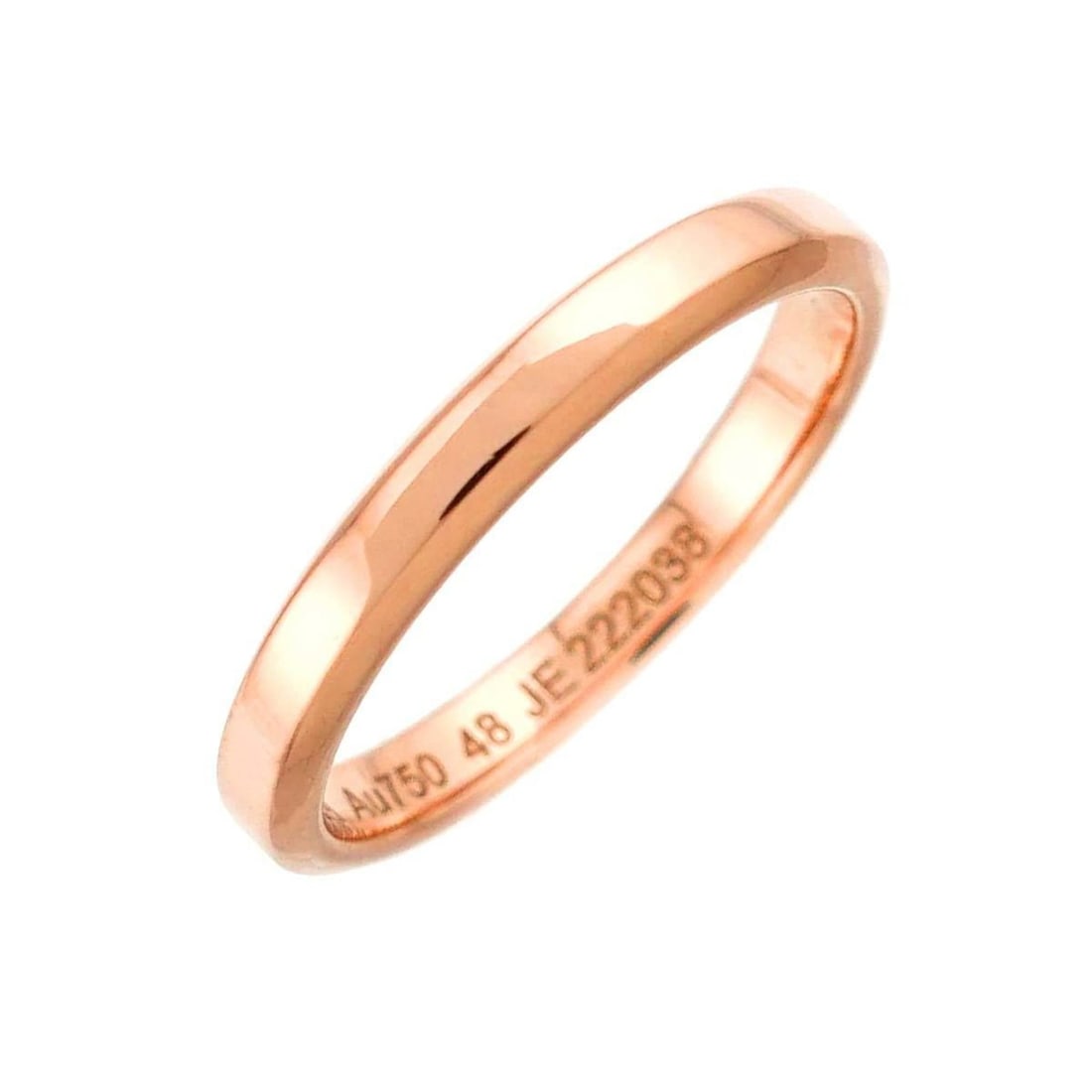 Van Cleef & Arpels Toujours #48 Ring, 18K PG 750 VCA: --- Catalog ---Category: SizeWidth: 2.4mm / 0.09''Weight: 2.3g / 0.08oz.JP Size: 7.5US Size: 4Brand Size: 48Category: DesignType: Band ringColor: PinkMetal: GoldGender: WomenMetal Purity: 18KCategory: