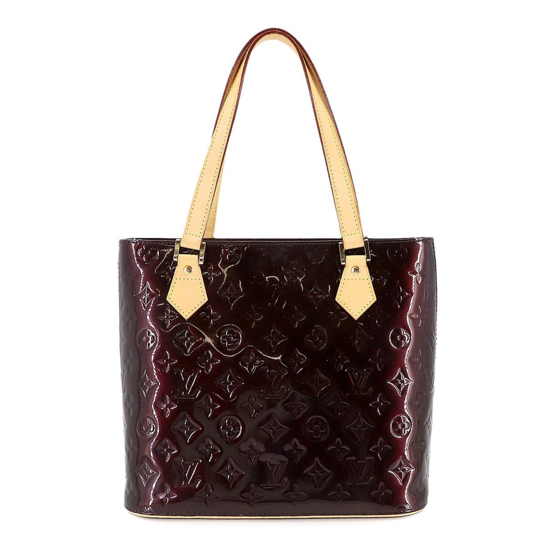Louis Vuitton Monogram Vernis Houston Tote Handbag Leather Amarante M91999: --- Catalog ---Category: SizeWeight: 790g / 1.74lb.Size (HxWxD): 25cm x 29cm x 15cm / 9.84'' x 11.41'' x 5.9''Handle Length: 45cm / 17.71''Category: DesignType: Handbag, Tote bagColor: