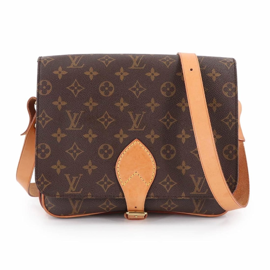 Louis Vuitton LOUIS VUITTON Monogram Cartouchiere Shoulder Handbag Brown M51252 Cult Ciel: --- Catalog ---Category: SizeWeight: 720g / 1.58lb.Size (HxWxD): 21cm x 25cm x 7.5cm / 8.26'' x 9.84'' x 2.95''Strap Length: 68cm - 112cm / 26.77'' - 44.09''Category: DesignType: Handbag, Shoulder bag