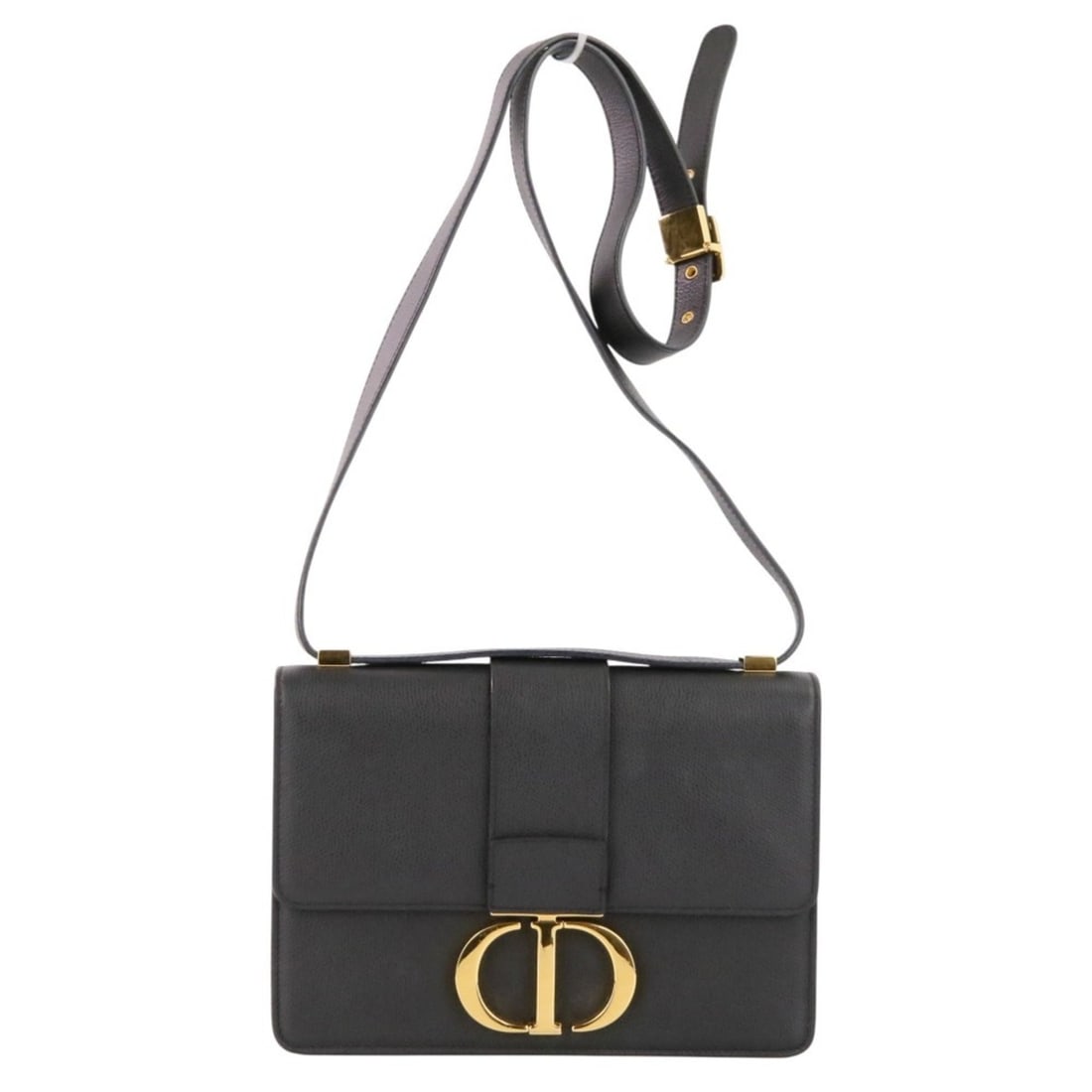 Christian Dior 30 Montaigne Leather Bag 09-BO-1119 Black Women's: --- Catalog ---Category: SizeSize (HxWxD): 17cm x 24cm x 5.5cm / 6.69'' x 9.44'' x 2.16''Strap Length: 98cm - 108cm / 38.58'' - 42.51''Category: DesignType: Shoulder bagColor: BlackGender: WomenMateri