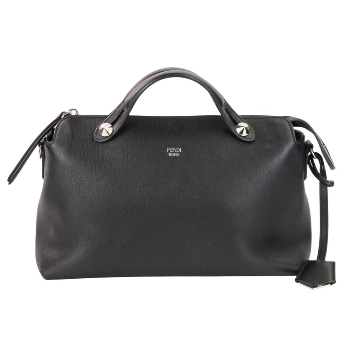 FENDI By The Way Medium 2-way Handbag/Shoulder Bag 8BL124-1D5 Black Women's (1 of 15)