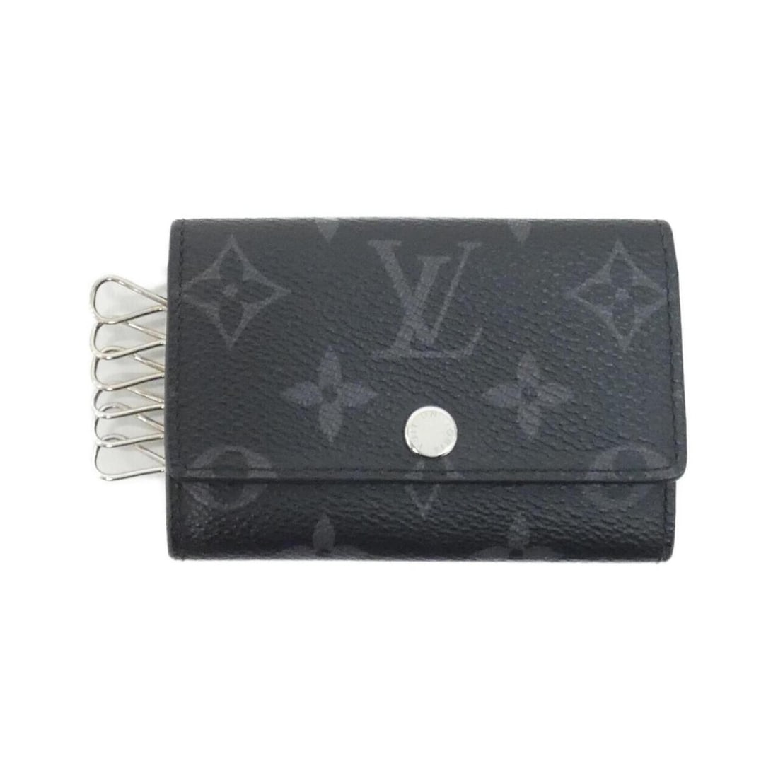 Louis Vuitton Monogram Eclipse Multicles M82603 Key Case: --- Catalog ---Category: DesignType: KeycaseColor: BlackGender: MenMaterial: Coated canvas Category: GeneralMPN: M82603Brand: Louis VuittonCategory: Physical PropertiesSize (HxWxD): 7cm x 11cm x 1cm /