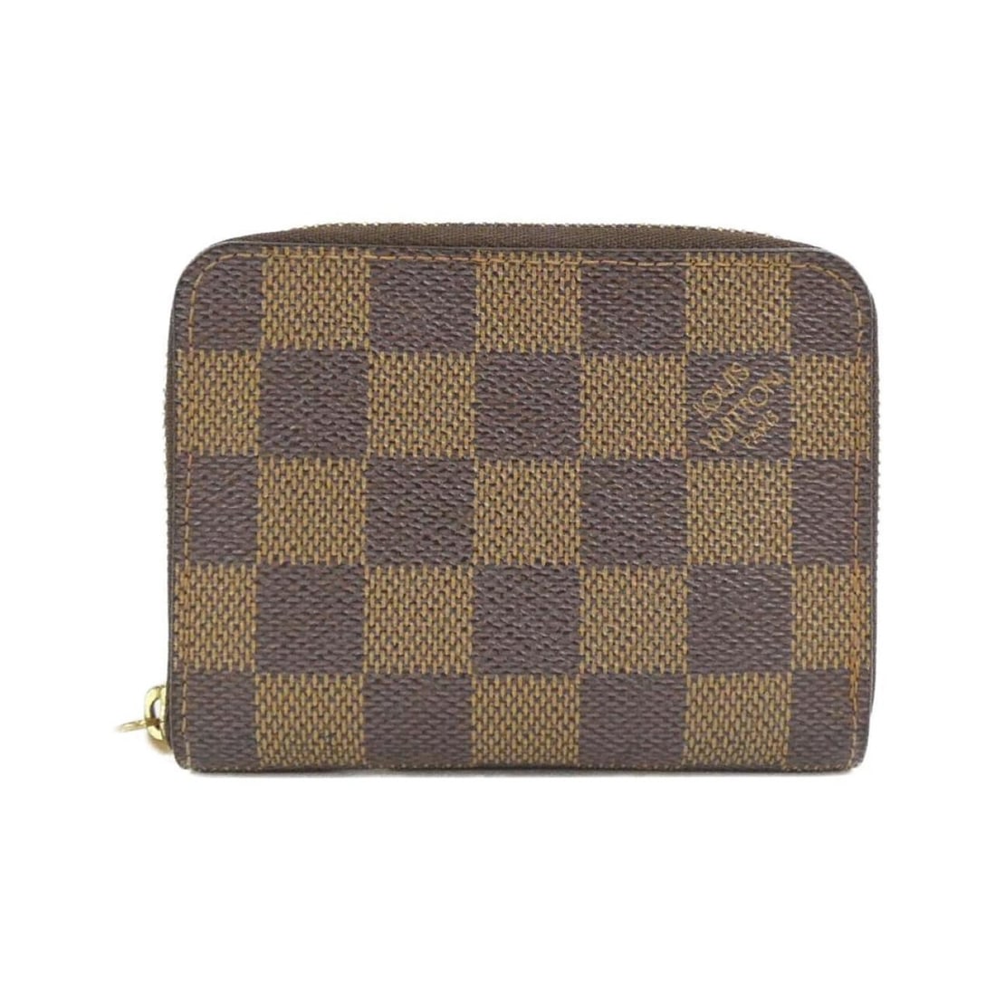 Louis Vuitton Damier Zippy Coin Purse N63070 Wallet/Coin Case: --- Catalog ---Category: SizeSize (HxWxD): 9cm x 11cm x 2cm / 3.54'' x 4.33'' x 0.78''Category: DesignType: Coin purse/coin caseColor: EbeneGender: Men,WomenMaterial: Coated canvas Category: