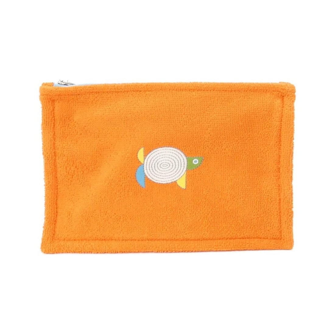 Hermes Animaux Natte PM 104005M Handbag Pouch: --- Catalog ---Category: SizeSize (HxWxD): 14.5cm x 22cm x 5.00mm / 5.7'' x 8.66'' x 0.19''Category: DesignType: Handbag, PouchColor: OrangeGender: Men,WomenMaterial: Pile fabric Hardware Color: