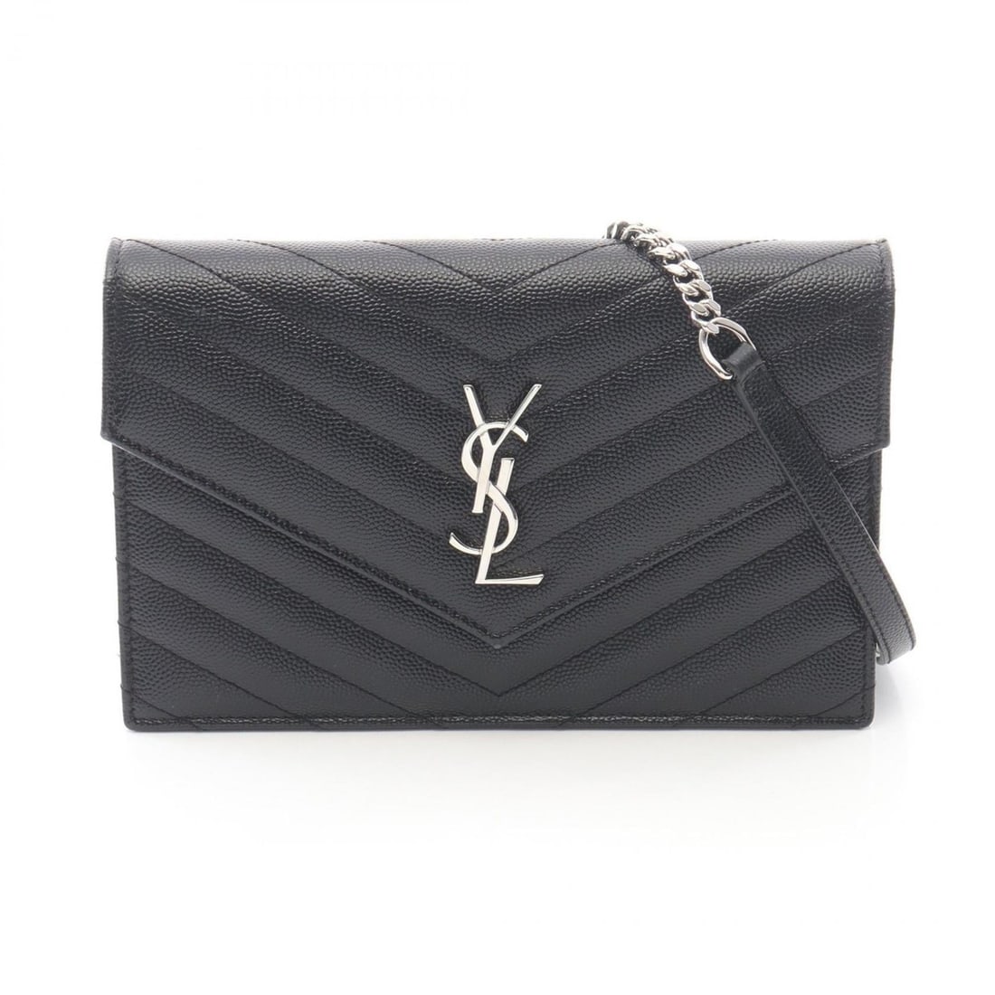 Yves Saint Laurent Saint Laurent Paris Monogram Envelope Shoulder Bag/Handbag, Leather, Women's, (1 of 11)