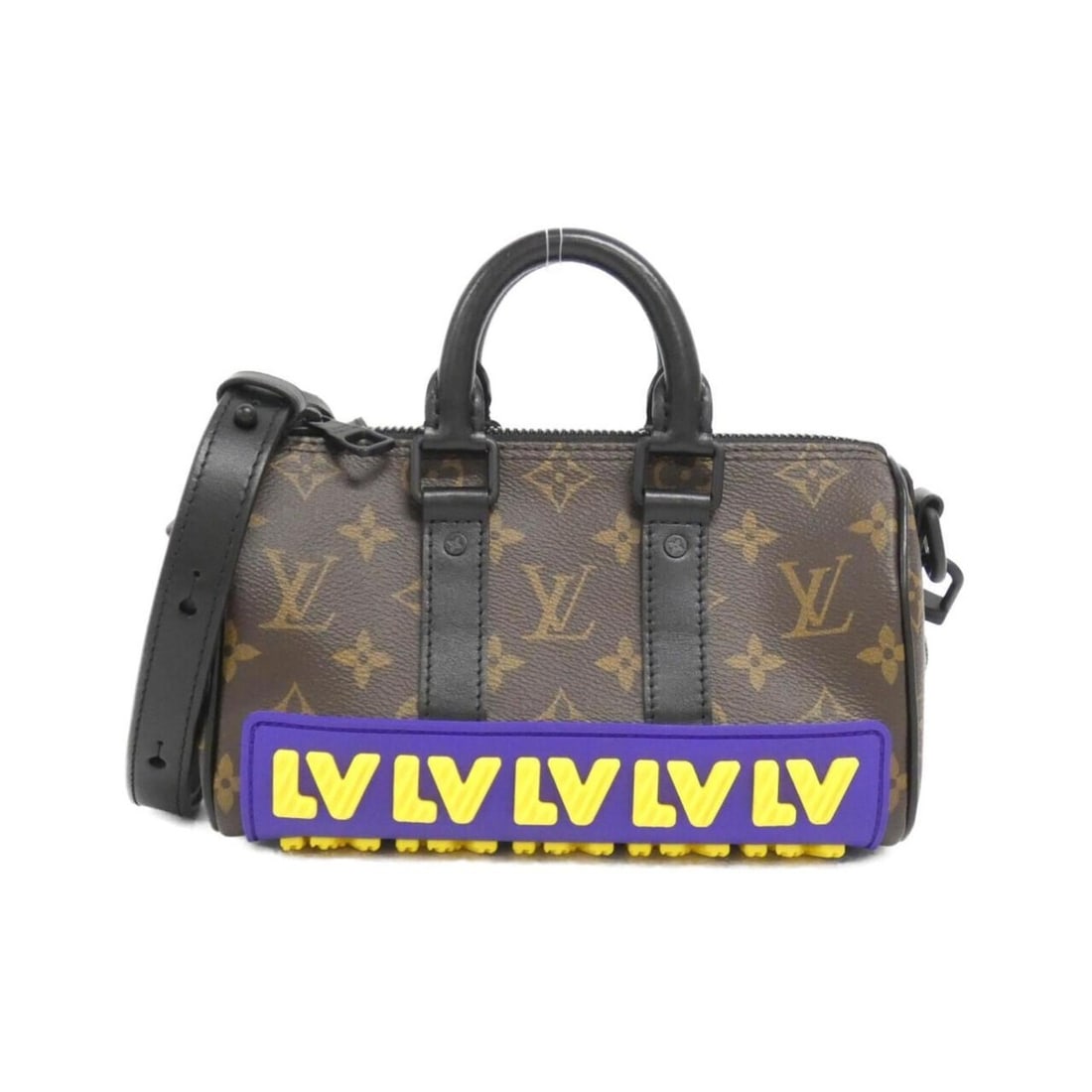 Louis Vuitton Monogram (LV Rubber) Keepall XS M45788 Boston Bag (1 of 12)