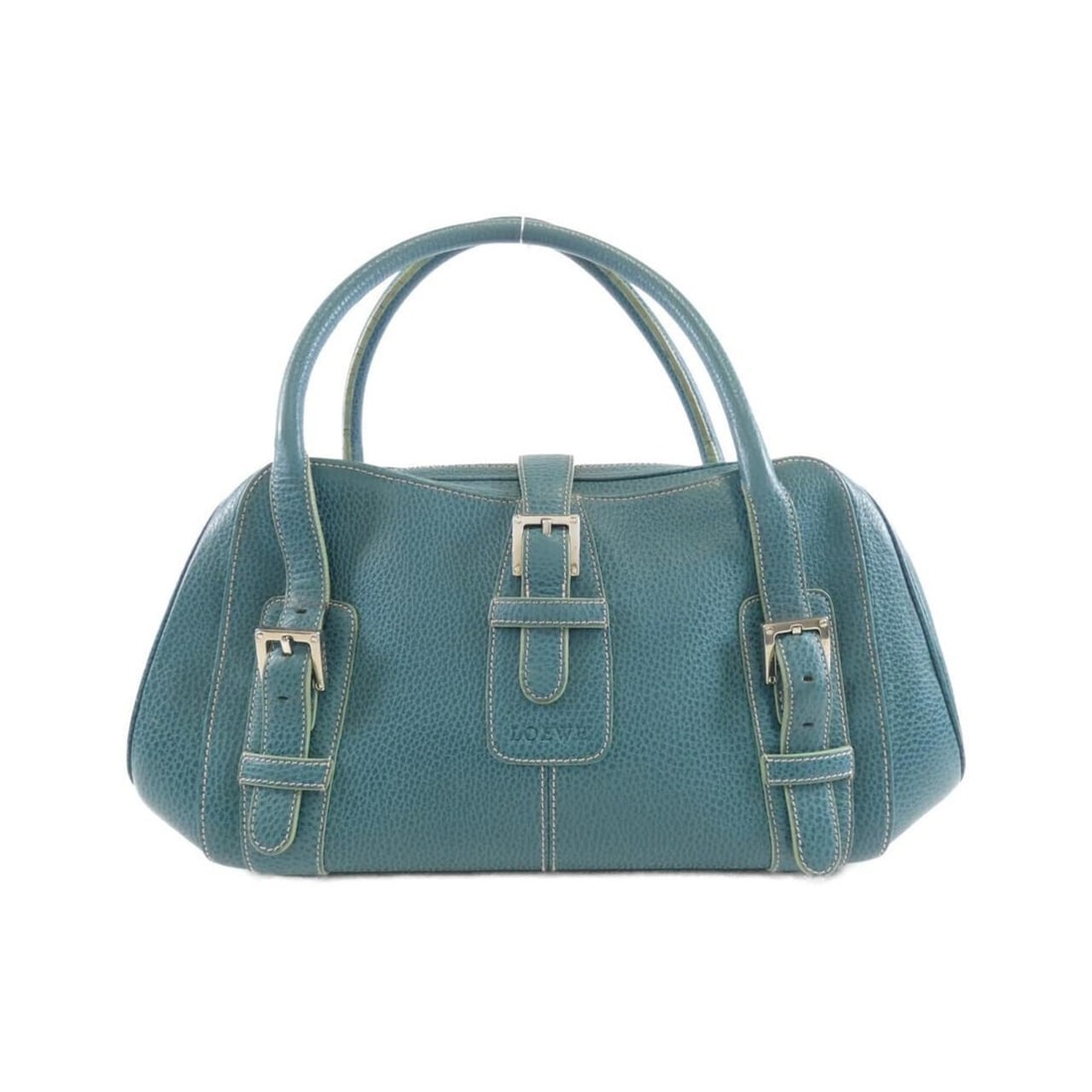 Loewe Senda handbag: --- Catalog ---Category: SizeSize (HxWxD): 18cm x 29cm x 9cm / 7.08'' x 11.41'' x 3.54''Category: DesignType: HandbagColor: GreenGender: WomenMaterial: Leather Category: GeneralBrand: Loewe--- Item Li
