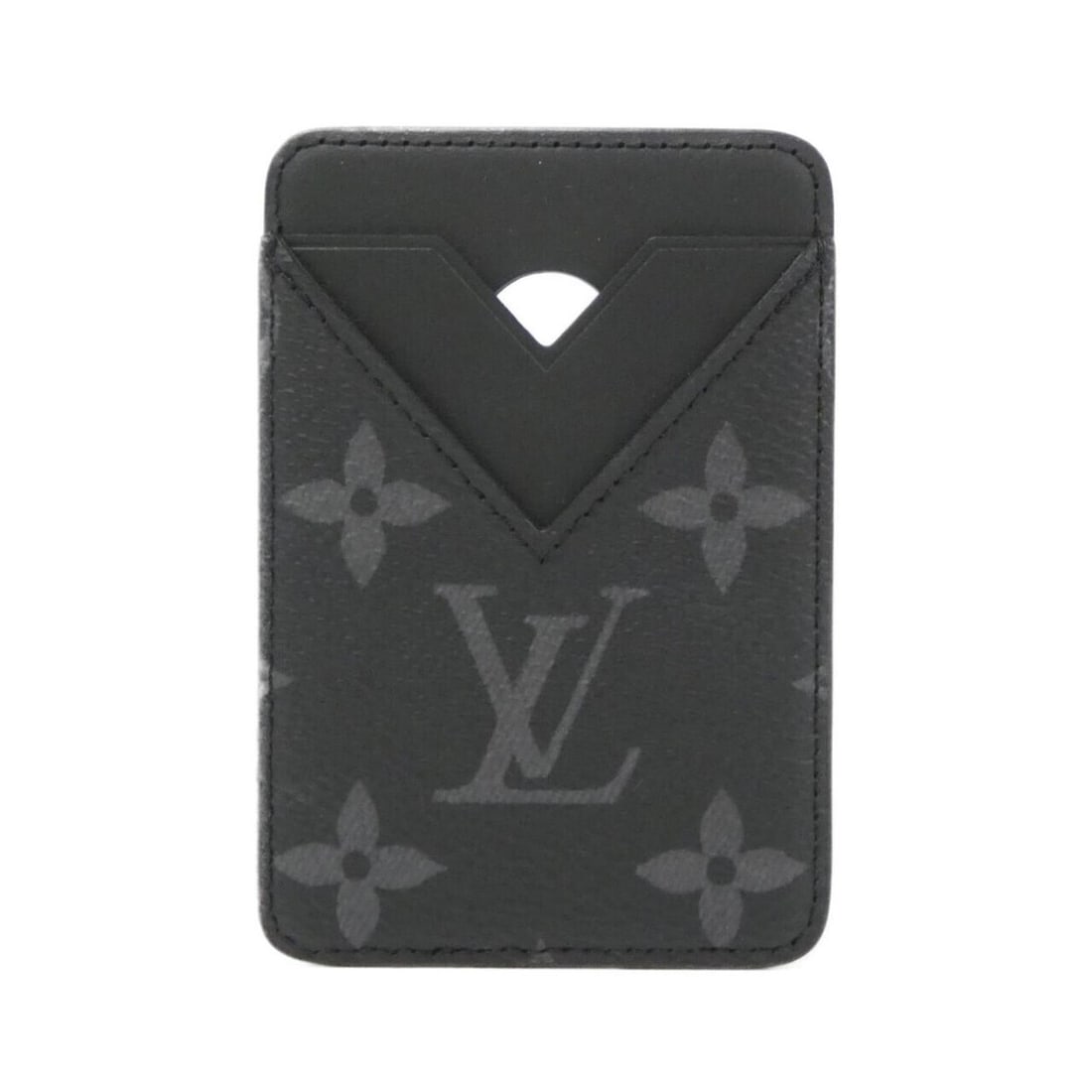 Louis Vuitton Monogram Eclipse Porte Cartes Magnet M12602 Business Card Holder/Card Case: --- Catalog ---Category: DesignType: Card caseColor: BlackGender: MenMaterial: Coated canvas Category: GeneralMPN: M12602Brand: Louis VuittonCategory: Physical PropertiesSize (HxWxD): 9.5cm x 6.5cm /