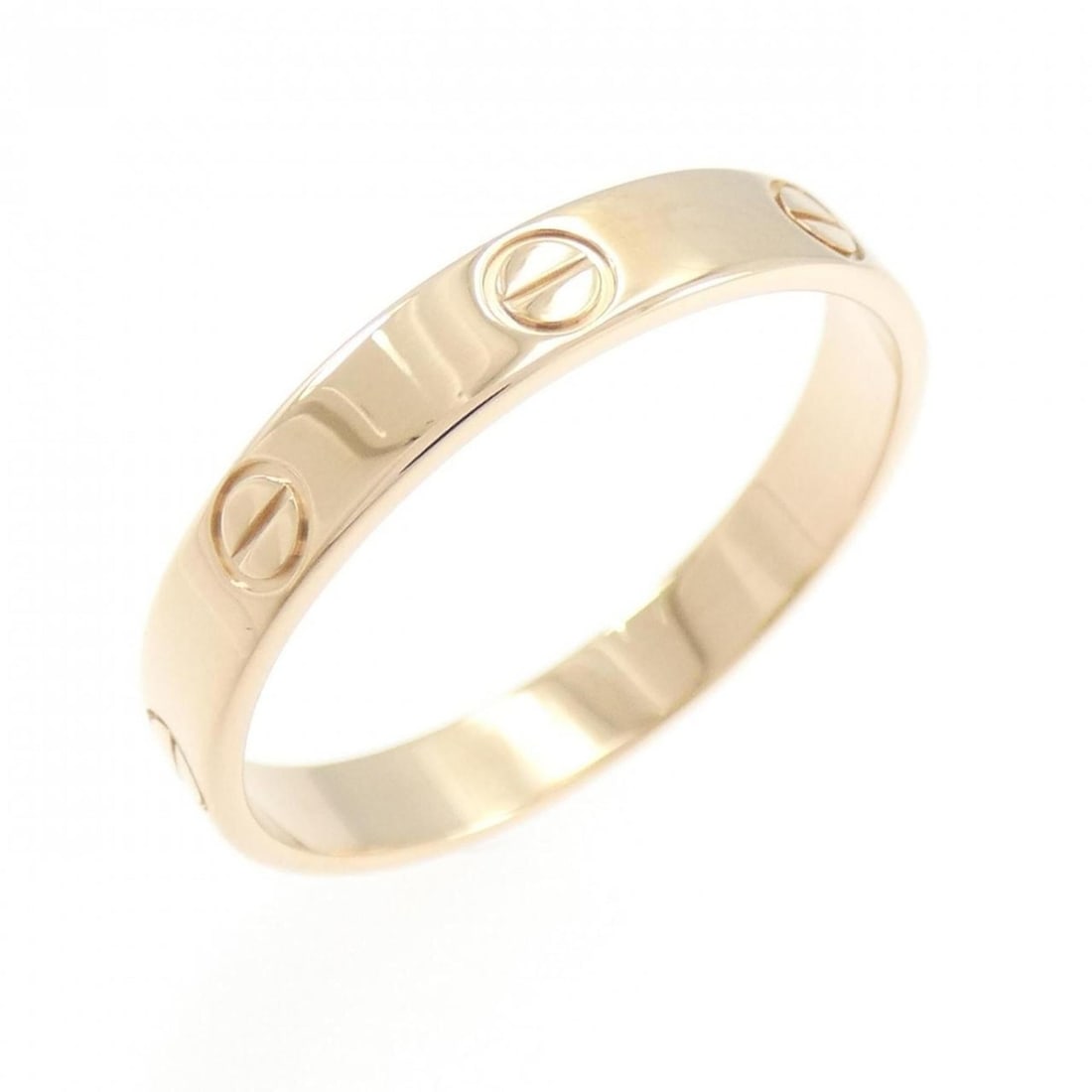 Cartier Mini Love Ring: --- Catalog ---Category: SizeUS Size: 10.5Brand Size: 62Category: DesignType: Band ringGender: Men,WomenMaterial: Pink gold (18K)Category: GeneralMPN: B4085200Brand: Cartier--- Item List ---Section: C