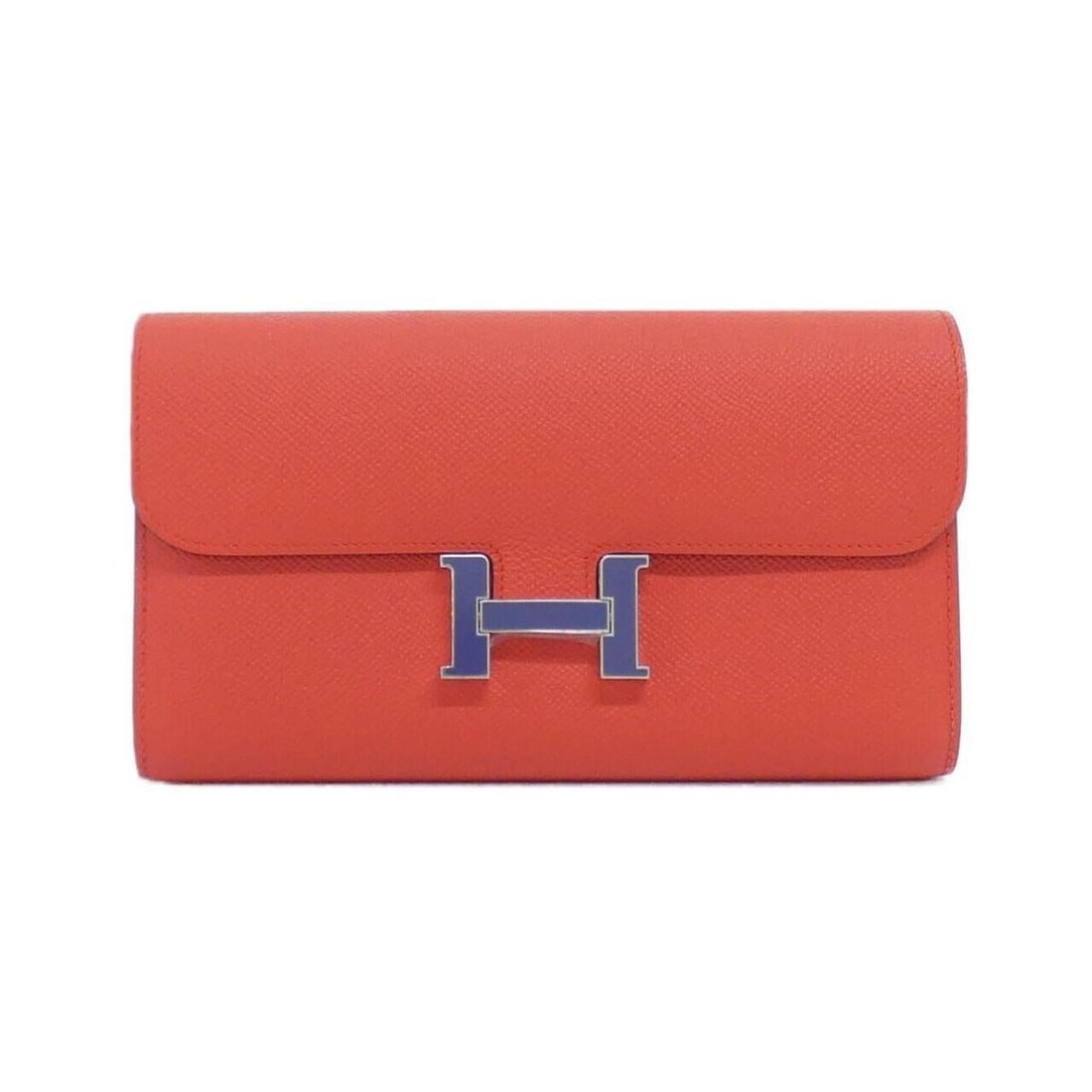 Hermes Constance Long 070638CK Wallet: --- Catalog ---Category: SizeSize (HxWxD): 12cm x 20.5cm x 3cm / 4.72'' x 8.07'' x 1.18''Category: DesignType: Long wallet (bi-fold)Color: CapucineGender: WomenMaterial: Epsom leather Category: