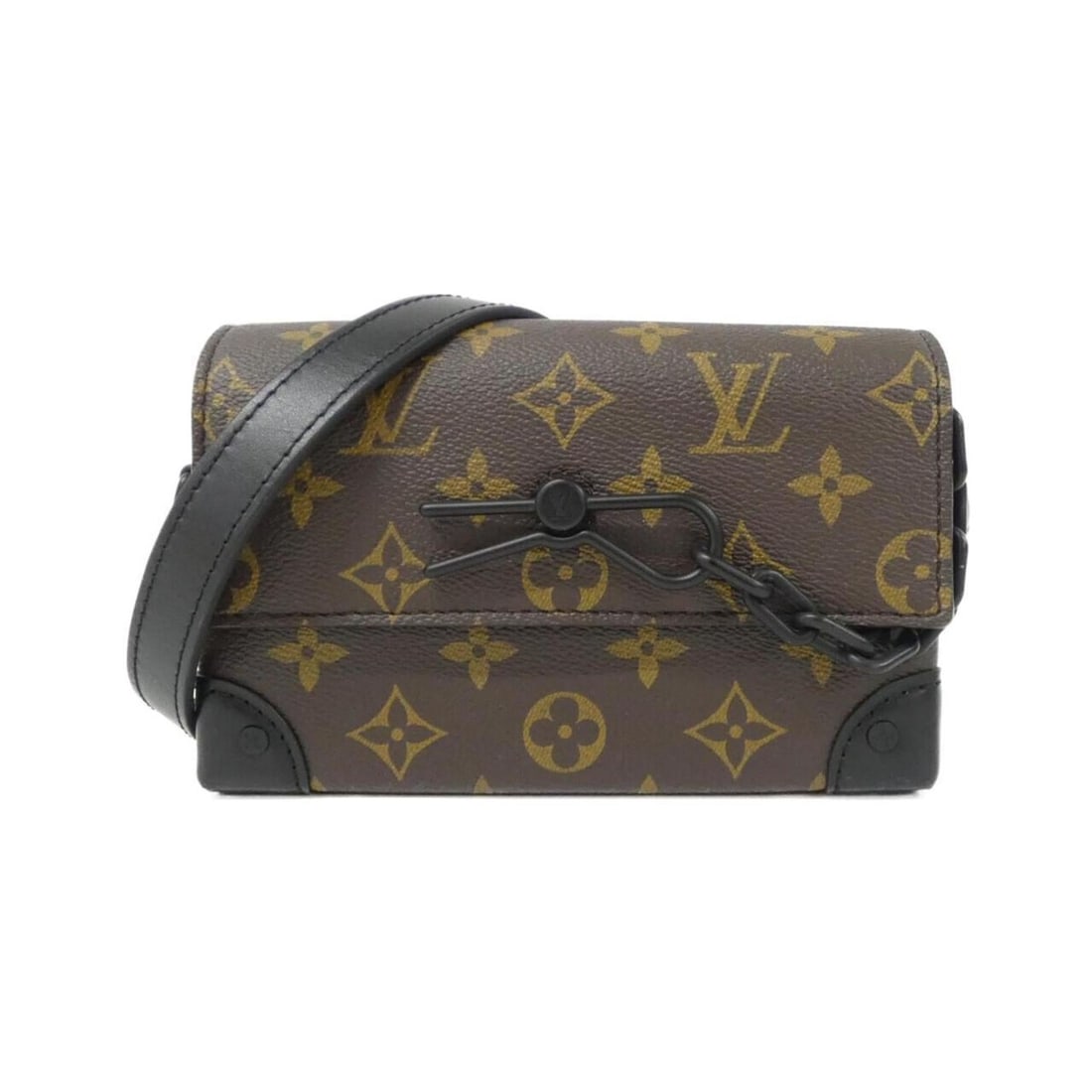 Louis Vuitton Monogram Macassar Steamer Wearable Wallet M83613 Shoulder Bag: --- Catalog ---Category: SizeSize (HxWxD): 11cm x 18cm x 6cm / 4.33'' x 7.08'' x 2.36''Category: DesignType: Shoulder bagColor: Black, MarronGender: MenMaterial: Coated canvas Category: GeneralMPN: