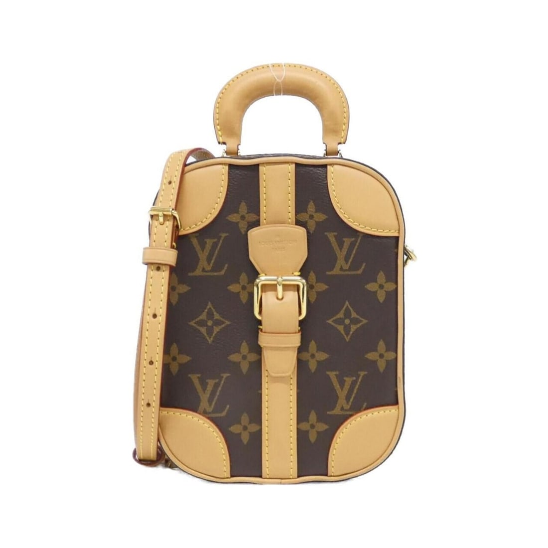 Louis Vuitton Monogram Valisette Vertical M68623 Handbag: --- Catalog ---Category: SizeSize (HxWxD): 18cm x 14cm x 6cm / 7.08'' x 5.51'' x 2.36''Category: DesignType: HandbagColor: MarronGender: WomenMaterial: Coated canvas Hardware Color: GoldCategory: