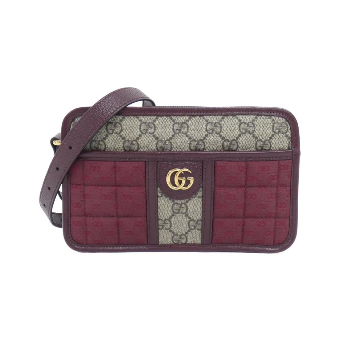 Gucci 751914 FAB7W Shoulder Bag: --- Catalog ---Category: SizeSize (HxWxD): 13.5cm x 22cm x 6cm / 5.31'' x 8.66'' x 2.36''Category: DesignType: Shoulder bagColor: Beige, BurgundyGender: WomenMaterial: GG canvas , GG Supreme ,
