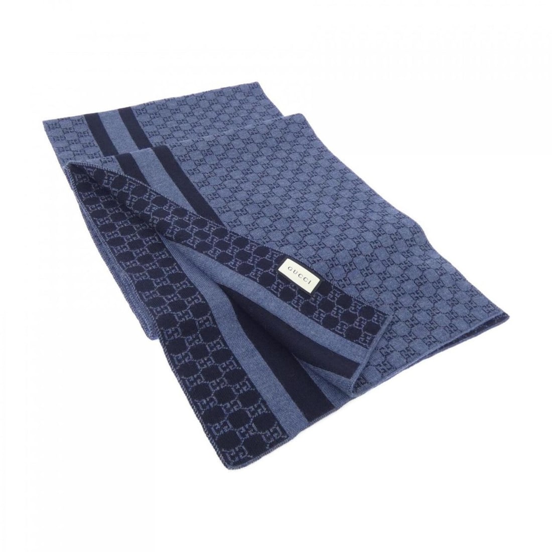 Gucci 438253 3G206 Scarf: --- Catalog ---Category: SizeSize (LxW): 2m x 31cm / 78.74'' x 12.2''Category: DesignType: StoleColor: Blue, NavyGender: MenCategory: GeneralMPN: 438253 3G206Brand: Gucci--- Item List ---Section: