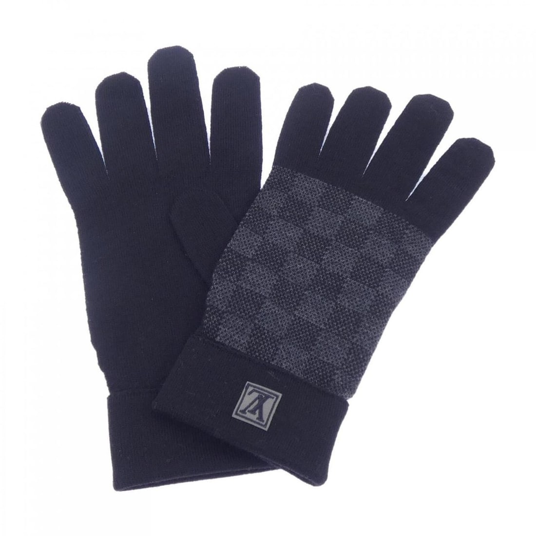 Louis Vuitton M70006 Gloves: --- Catalog ---Category: SizeHand Width: 18cm / 7.08''Total Length: 24.5cm / 9.64''Category: DesignType: Warm glovesColor: Black, GrayGender: WomenMaterial: Wool 99%, Elastane 1%Category: GeneralMPN: