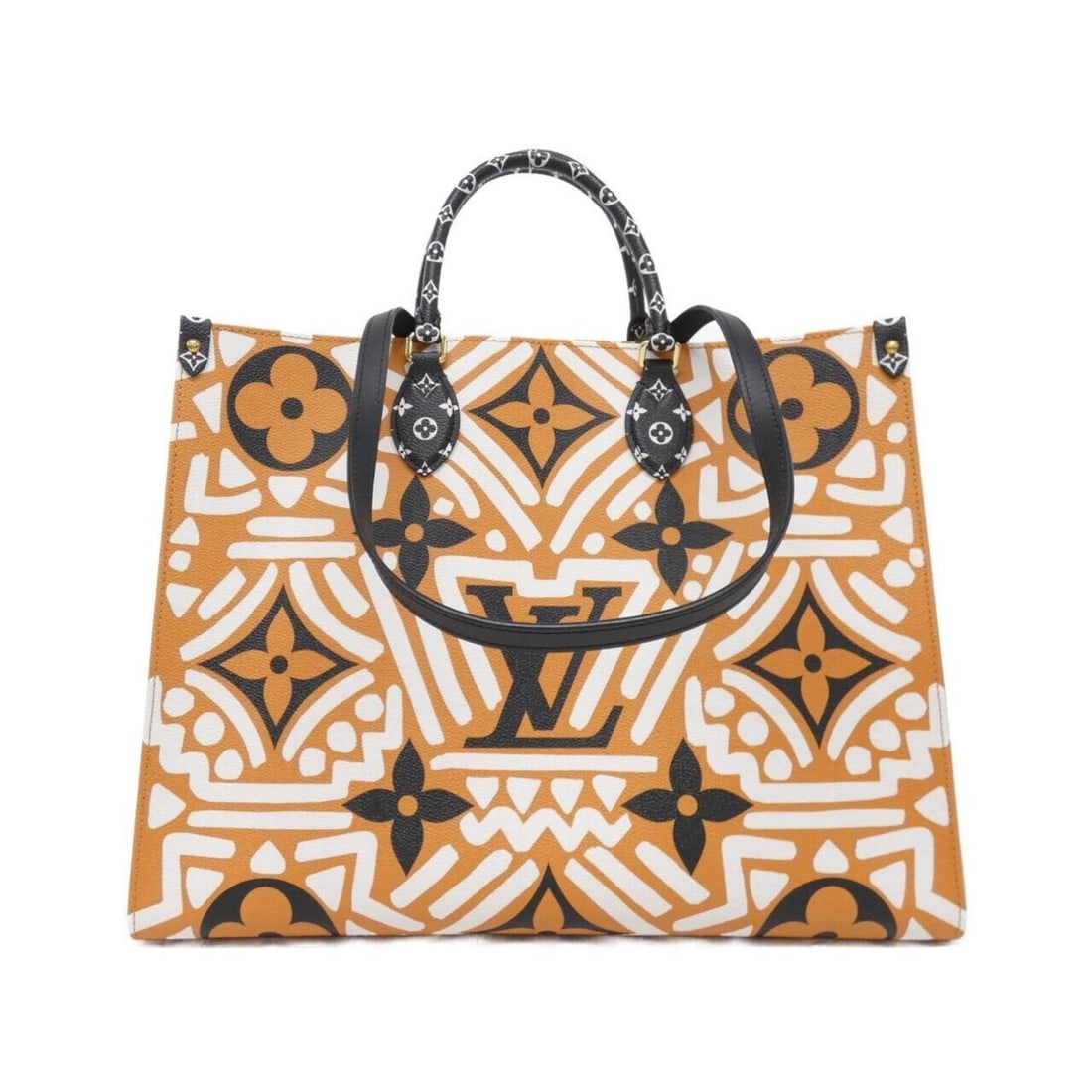 Louis Vuitton LV Crafty OnTheGo GM M45359 Handbag: --- Catalog ---Category: SizeSize (HxWxD): 34cm x 41cm x 19cm / 13.38'' x 16.14'' x 7.48''Category: DesignType: HandbagColor: BrownGender: Men,WomenMaterial: Coated canvas Category: GeneralMPN: