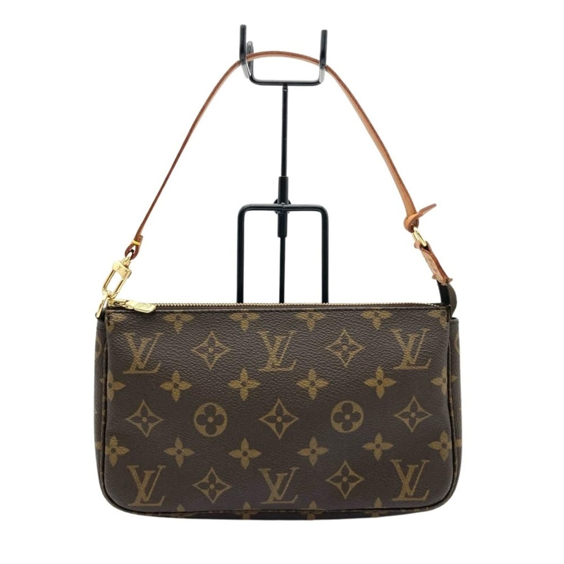 Louis Vuitton Pochette Accessoires Handbag, Monogram Canvas, M51980, Brown, SL0969 (Older Model),: --- Catalog ---Category: SizeSize (HxWxD): 12.5cm x 21cm x 4cm / 4.92'' x 8.26'' x 1.57''Handle Length: 37cm / 14.56''Category: DesignType: HandbagColor: BrownGender: WomenClosure: ZipperMaterial: