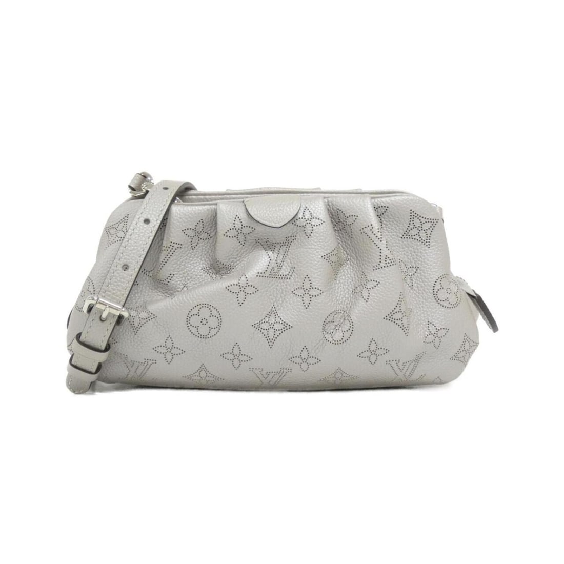 Louis Vuitton Mahina Scala Mini M80904 Shoulder Bag: --- Catalog ---Category: SizeSize (HxWxD): 12cm x 23cm x 5cm / 4.72'' x 9.05'' x 1.96''Category: DesignType: Shoulder bagColor: GrizzlyGender: Men,WomenMaterial: Leather Hardware Color: