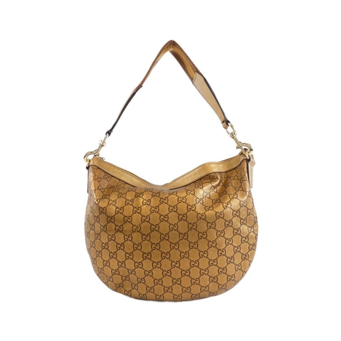 Gucci 153032 Shoulder Bag: --- Catalog ---Category: SizeSize (HxWxD): 30cm x 37cm x 1cm / 11.81'' x 14.56'' x 0.39''Category: DesignType: Shoulder bagColor: GoldGender: WomenMaterial: Leather Hardware Color: GoldCategory: