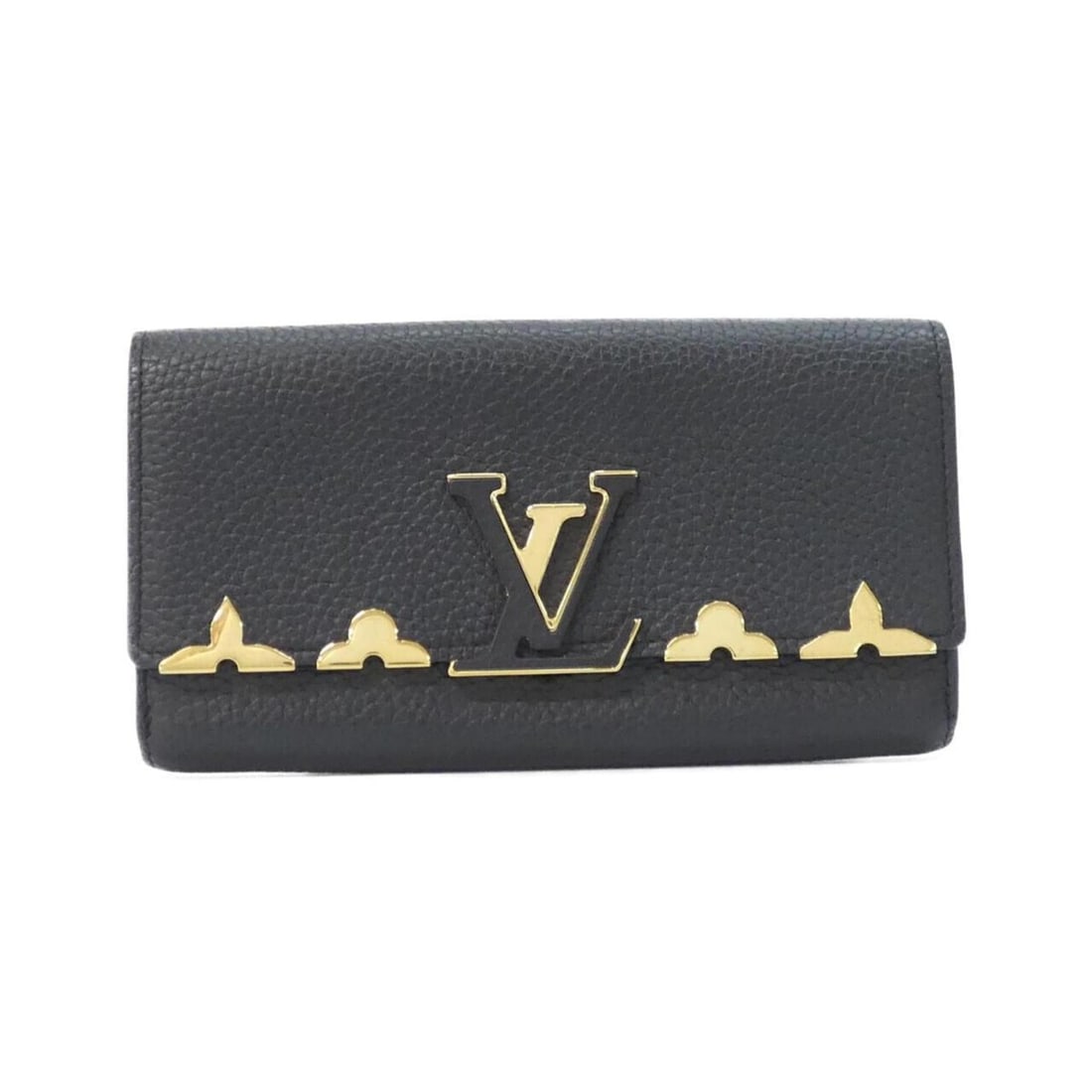 Louis Vuitton Portefeuille Capucines M64551 Wallet: --- Catalog ---Category: SizeSize (HxWxD): 11cm x 20cm x 2cm / 4.33'' x 7.87'' x 0.78''Category: DesignType: Long wallet (bi-fold)Color: BlackGender: WomenCategory: GeneralMPN: M64551Brand: Louis