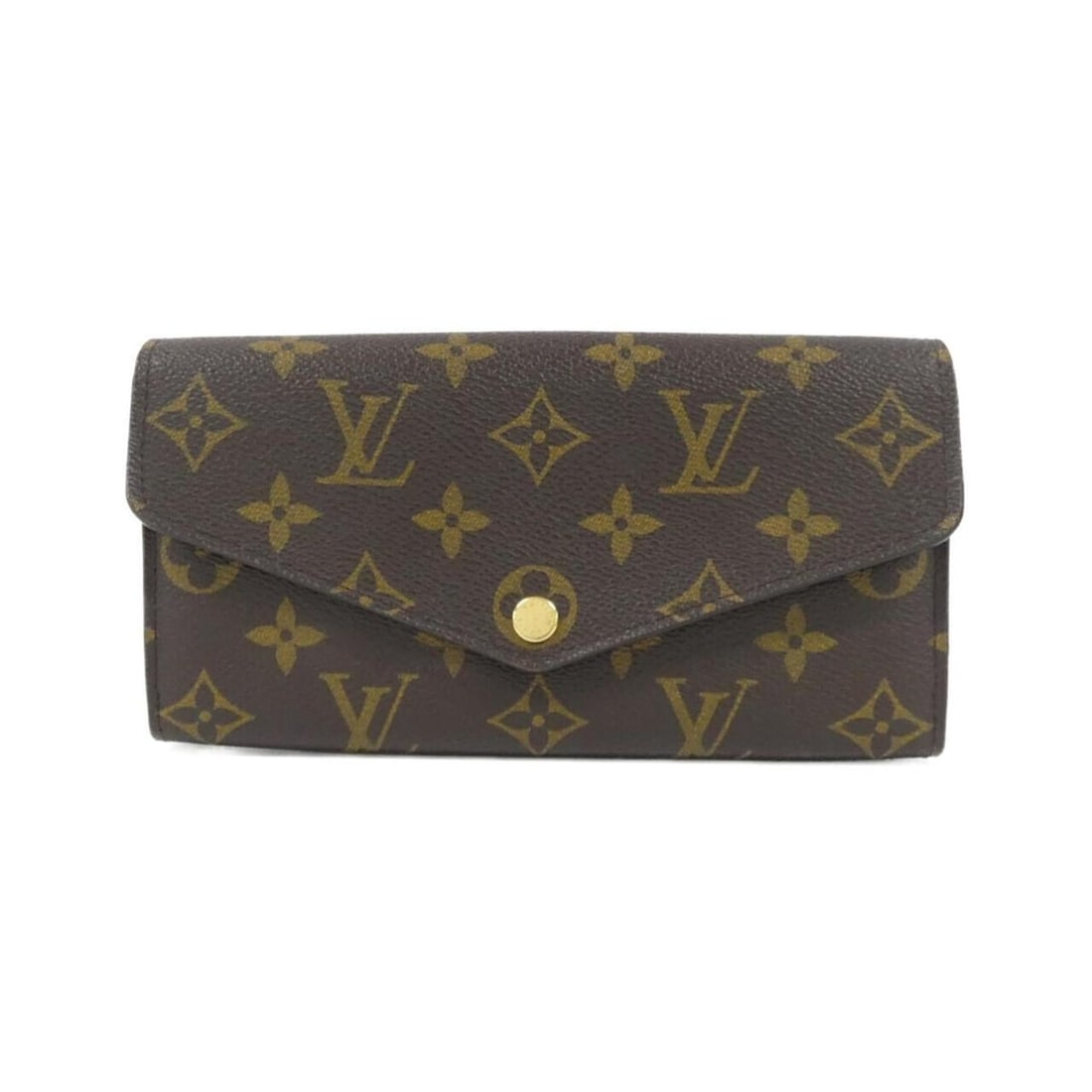 Louis Vuitton Monogram Portefeuille Sarah M60531 Wallet: --- Catalog ---Category: SizeSize (HxWxD): 10cm x 19cm x 3cm / 3.93'' x 7.48'' x 1.18''Category: DesignType: Long wallet (bi-fold)Color: MarronGender: Men,WomenMaterial: Coated canvas Category: Genera